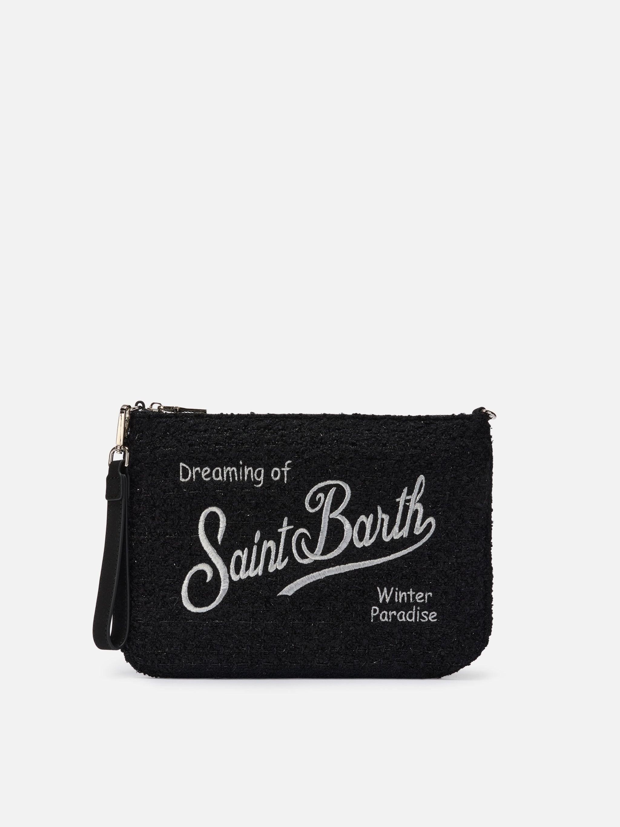 mc2-saint-barth-borsa-crossbody-parisienne-tweed-nera image 3