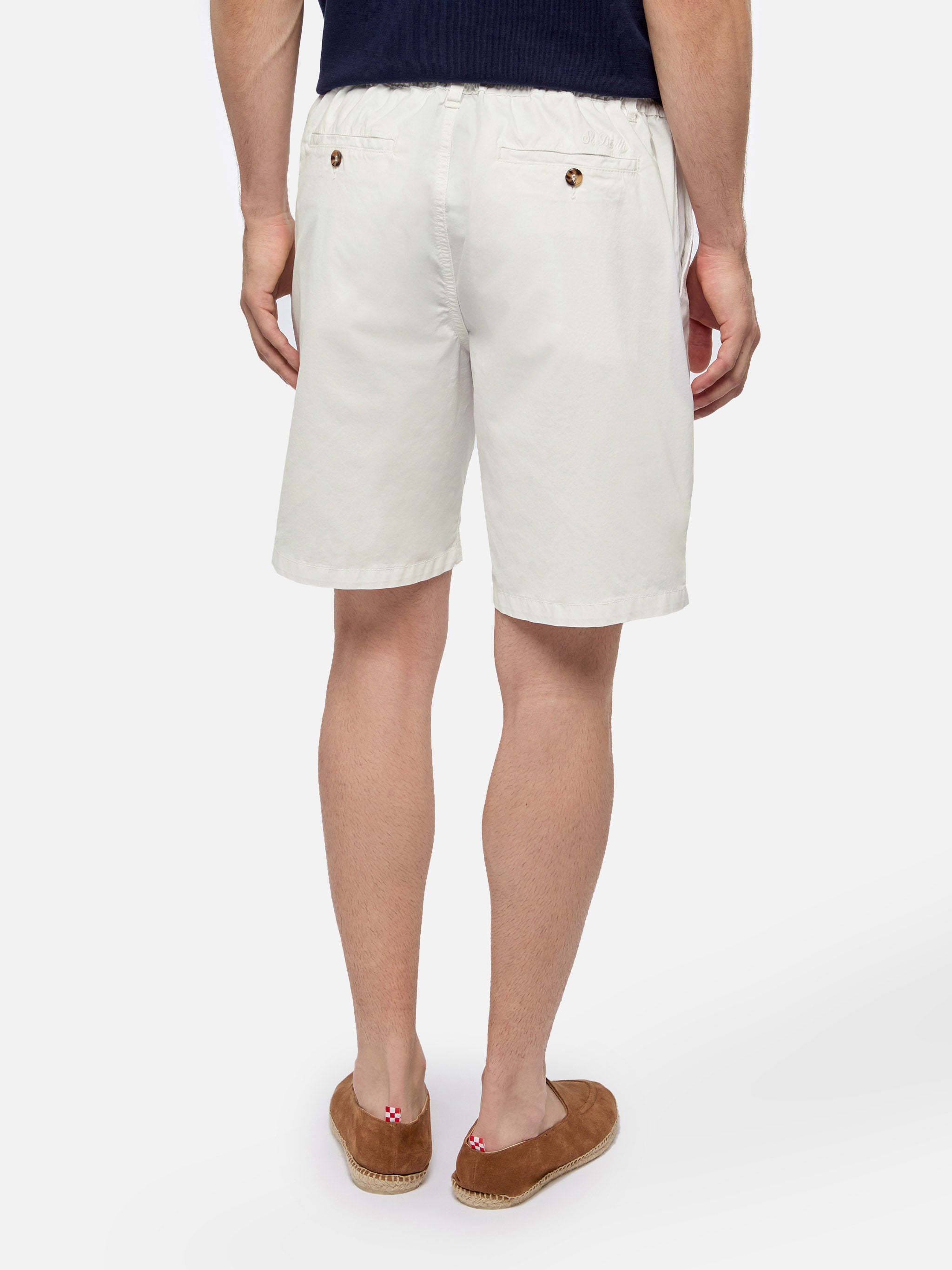 mc2-saint-barth-ischia-bermuda-uomo-cotone-bianco image 3