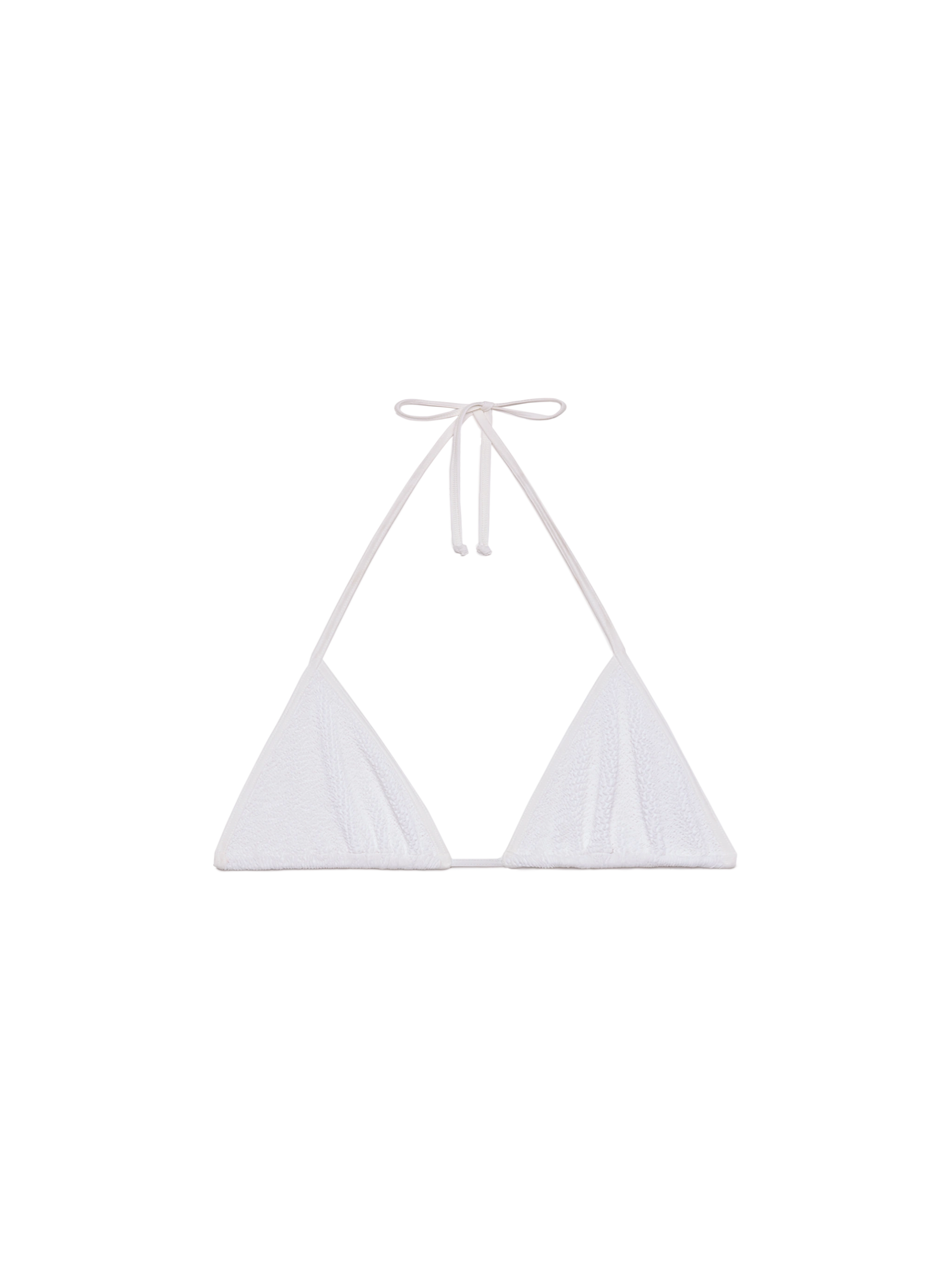 mc2-saint-barth-leah-top-triangolo-in-crinkle-bianco image 1