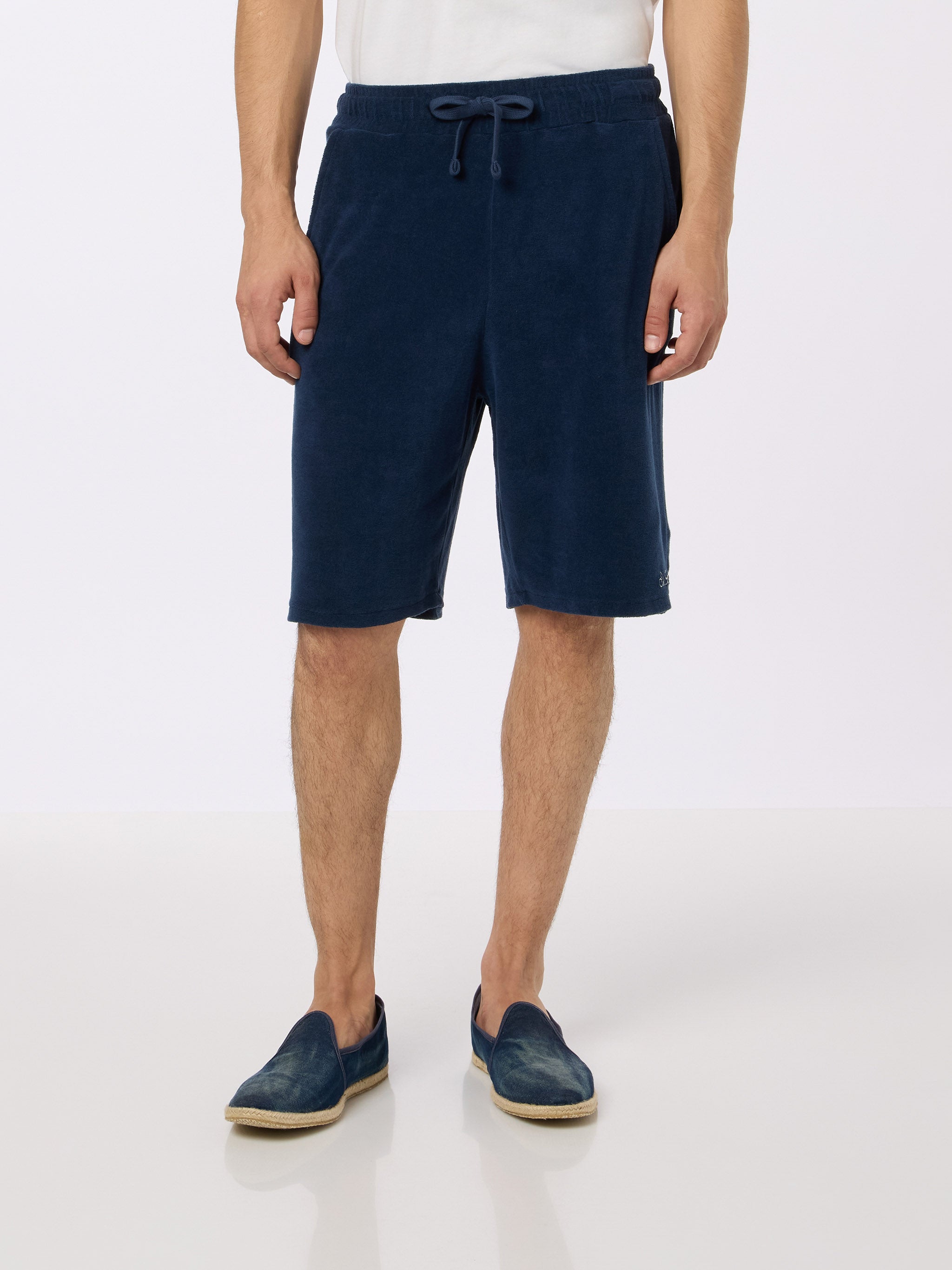 mc2-saint-barth-bermuda-randle-sponge-uomo-blu-navy-effetto-spugna image 1