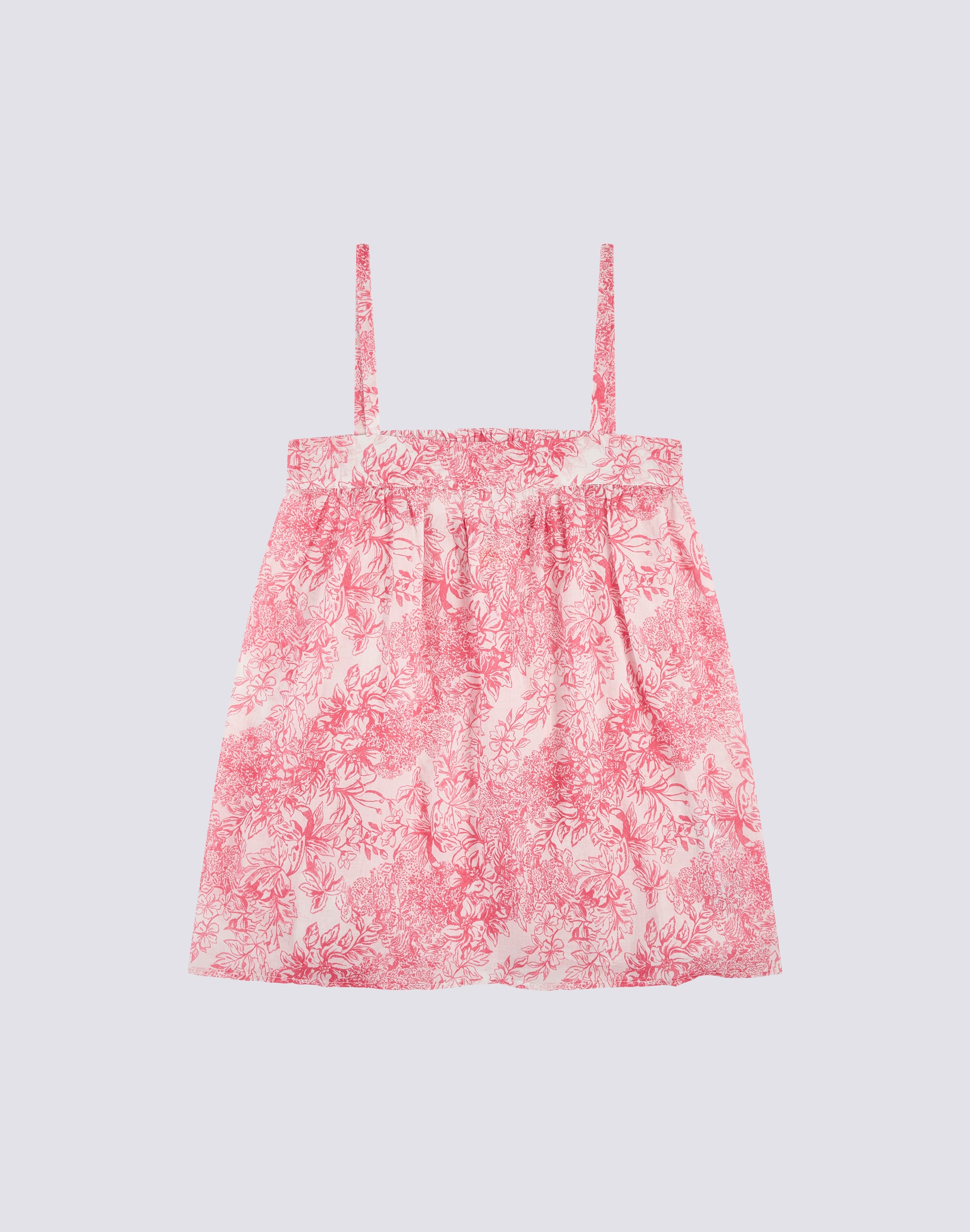 sundek-abito-bambina-senza-maniche-stampa-fleur-de-joie-con-laccio-schiena image 1