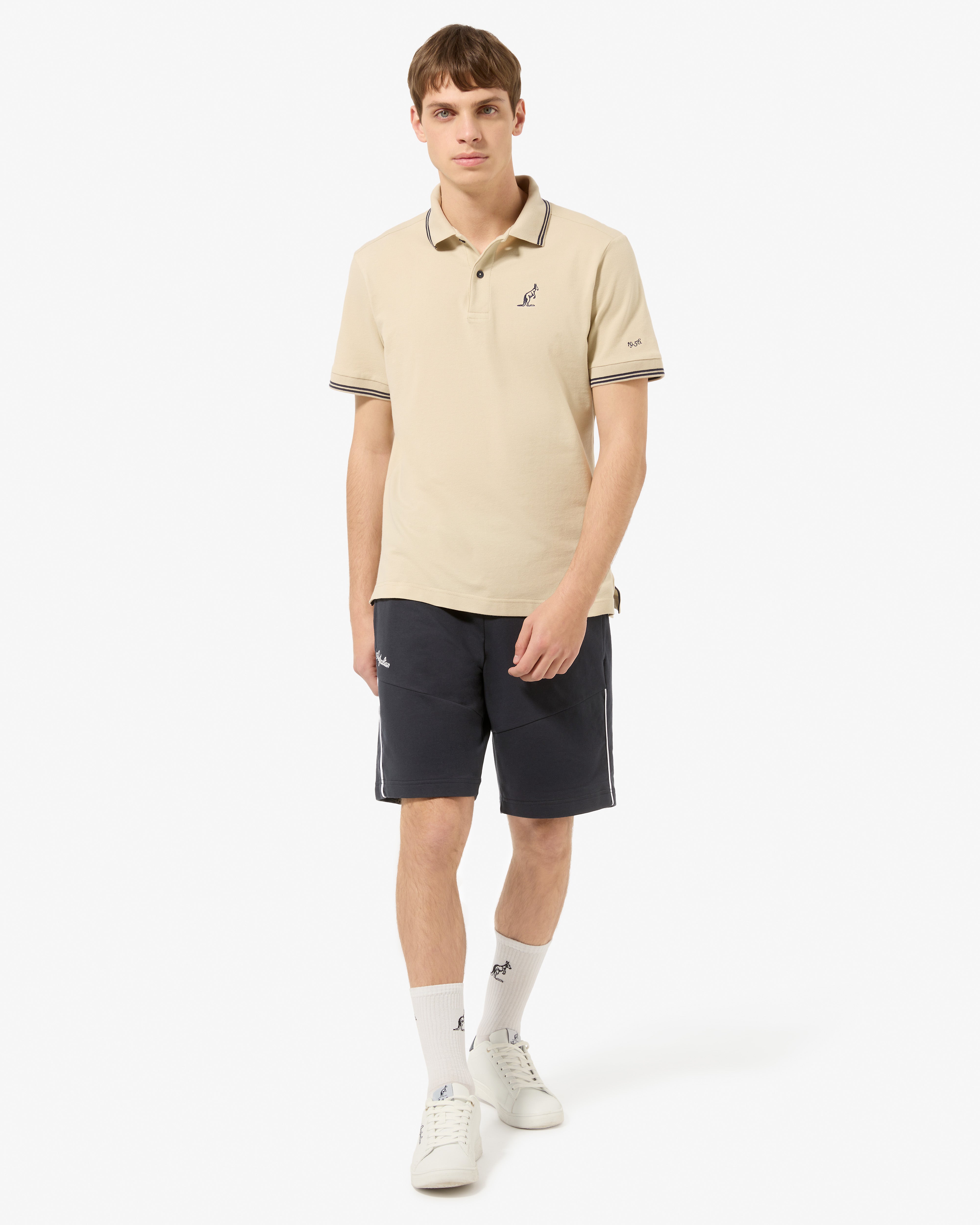 australian-dna-polo-piquet-elasticizzato-sabbia image 2