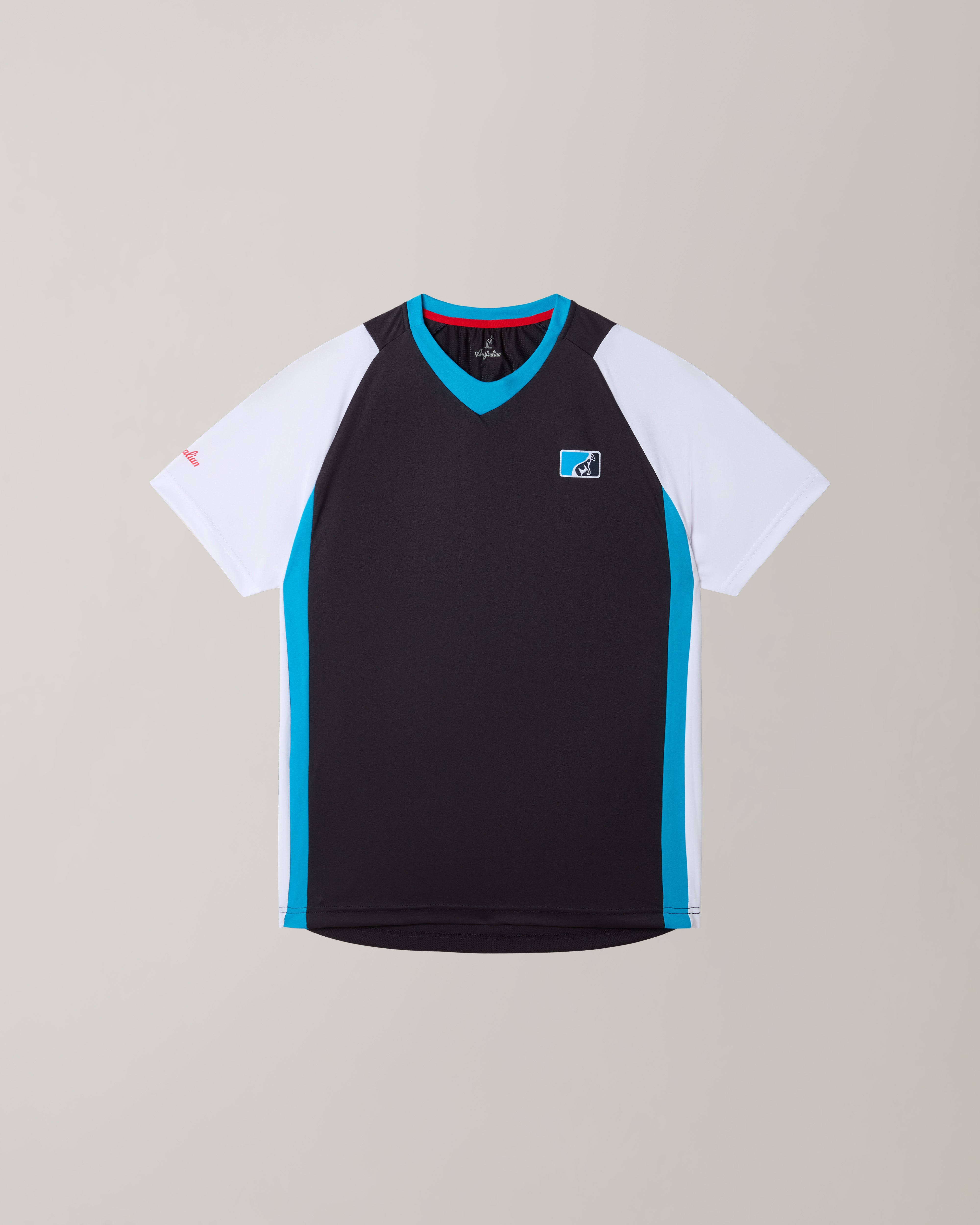 australian-league-t-shirt-tecnica-ace-blu-navy-performance-tennis image 5