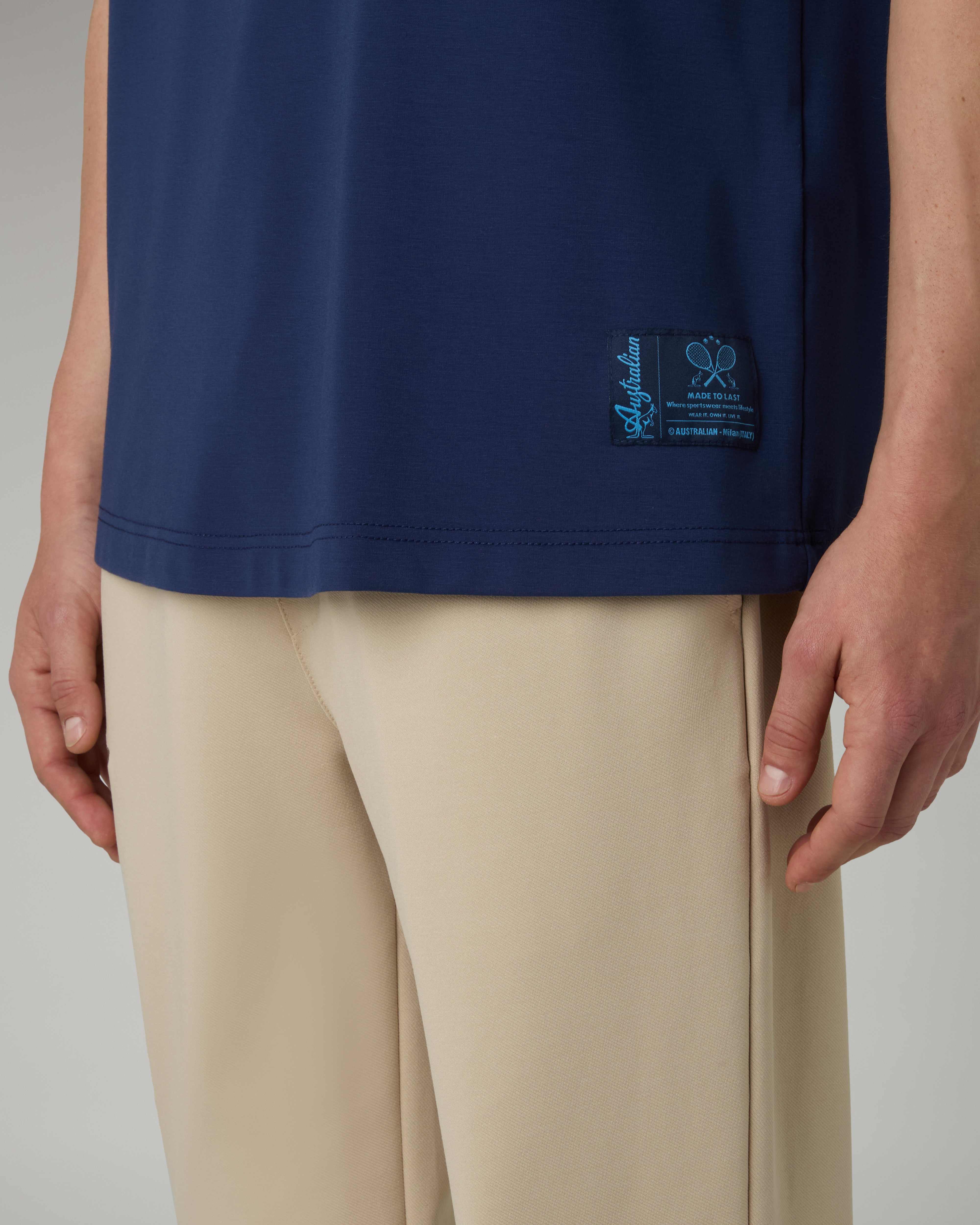 australian-flowline-t-shirt-t-shirt-flow-interlock-blu-cosmo-made-in-italy image 5