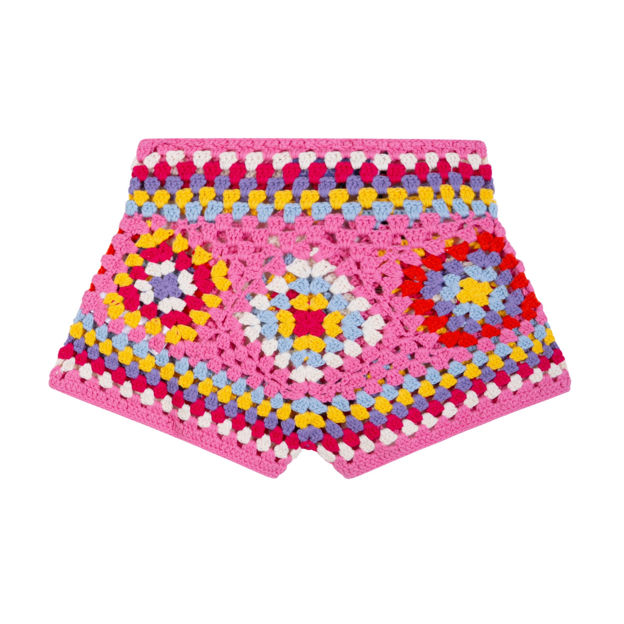mc2-saint-barth-pantaloncini-da-bambina-all-uncinetto-crochet-multicolor image 2