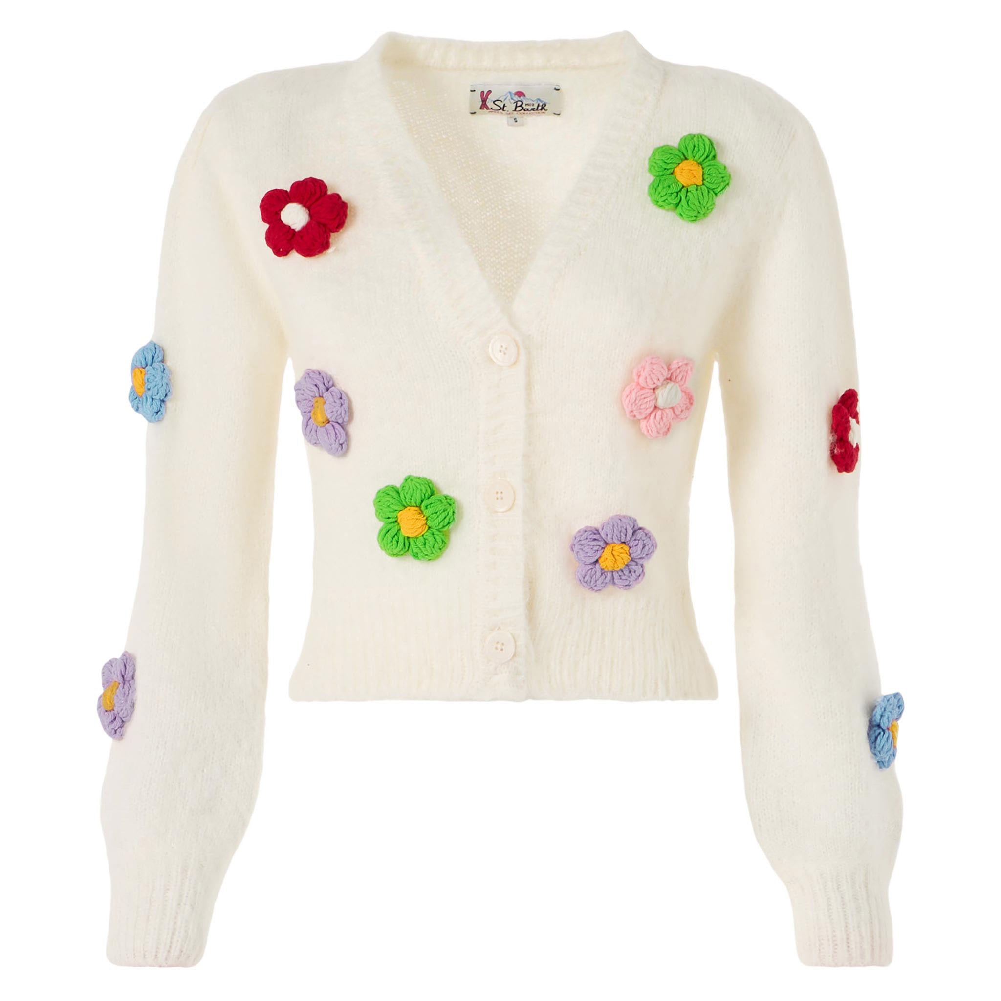 mc2-saint-barth-lyza-soft-cardigan-donna-cropped-margherite image 4