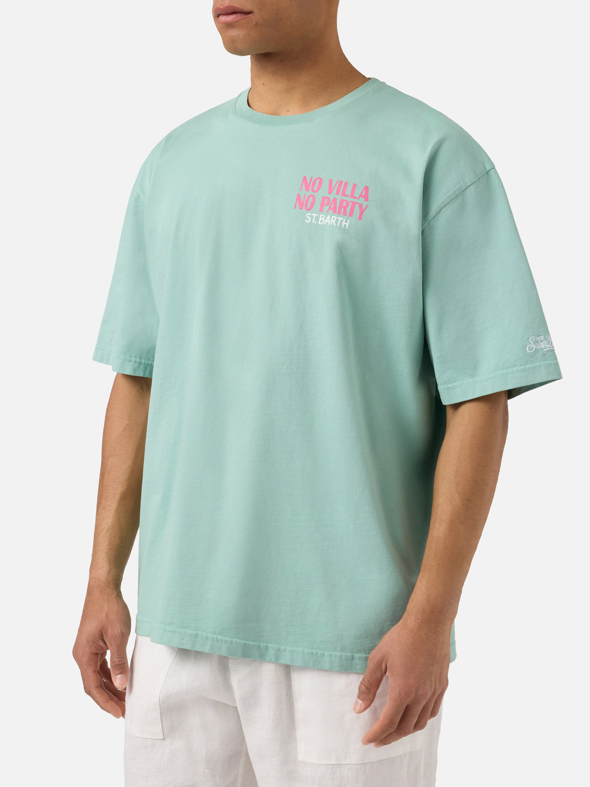 mc2-saint-barth-t-shirt-delmar-uomo-verde-con-stampa-no-villa-no-party-e-maxi-gr image 3