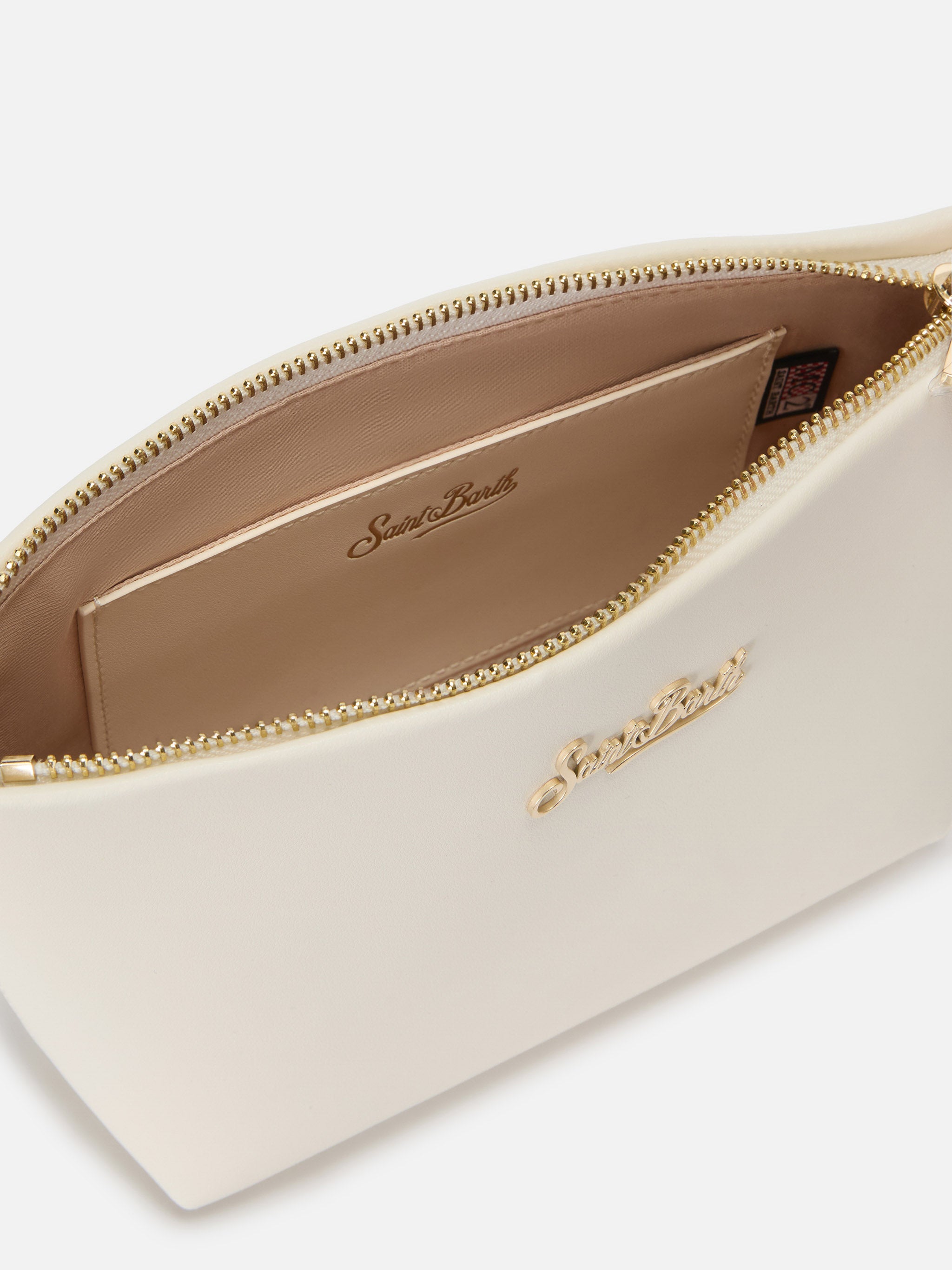 mc2-saint-barth-aline-borsa-a-spalla-in-pelle-bianca-con-placchetta-logo image 5