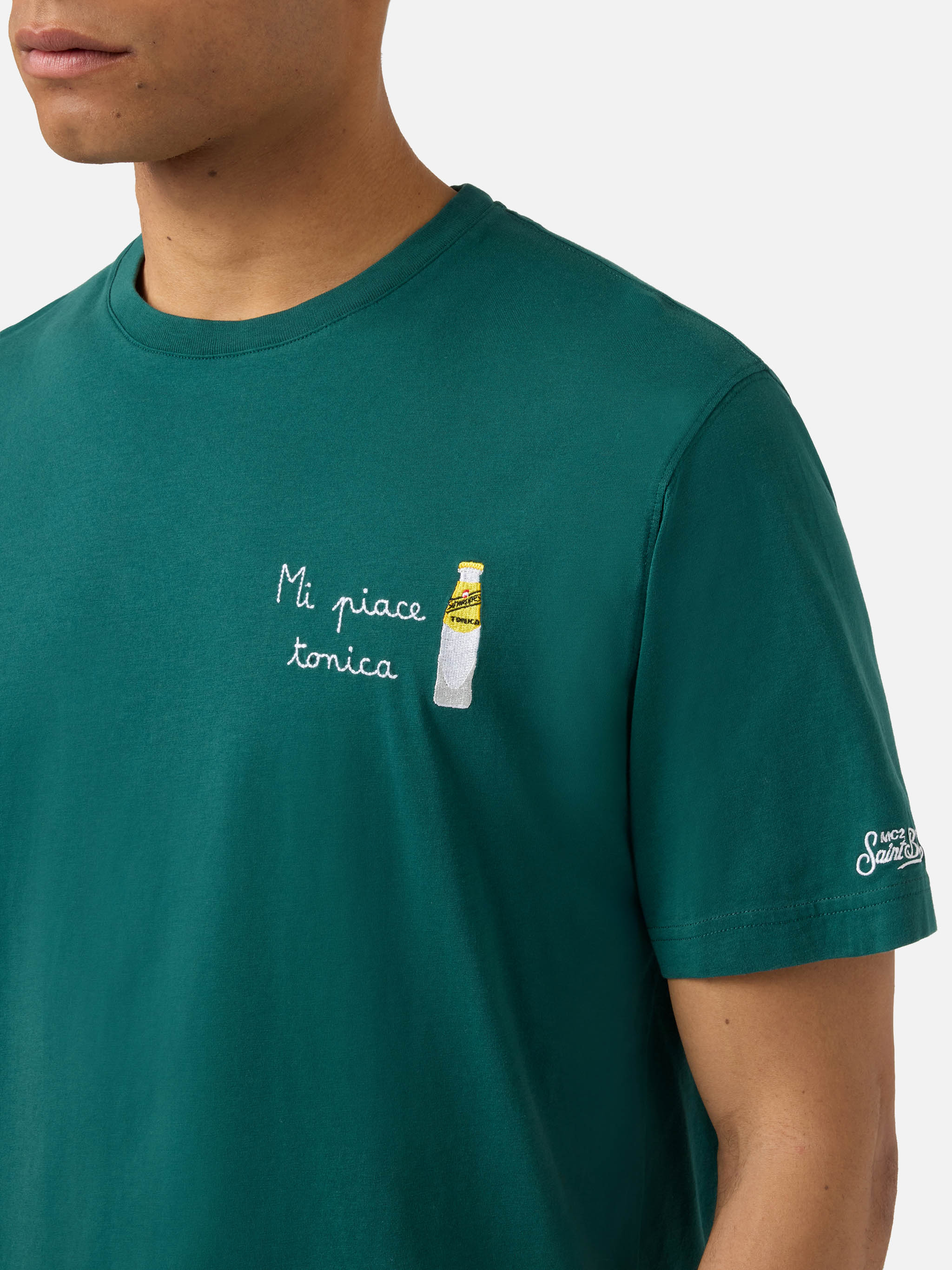 mc2-saint-barth-t-shirt-portofino-uomo-verde-special-edition-mi-piace-tonica image 2