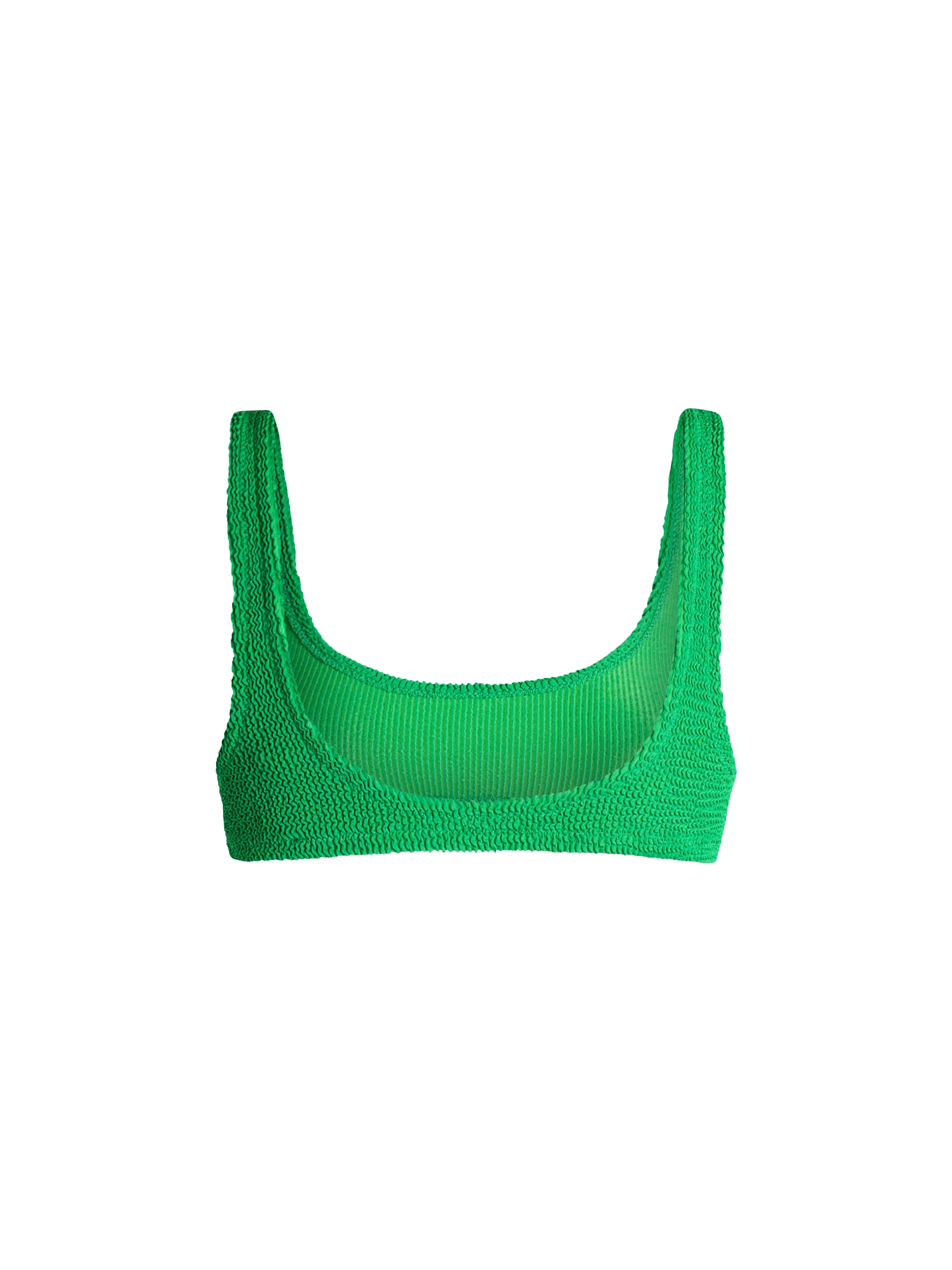 mc2-saint-barth-naima-top-bikini-bralette-crinkle-verde-tinta-unita image 2