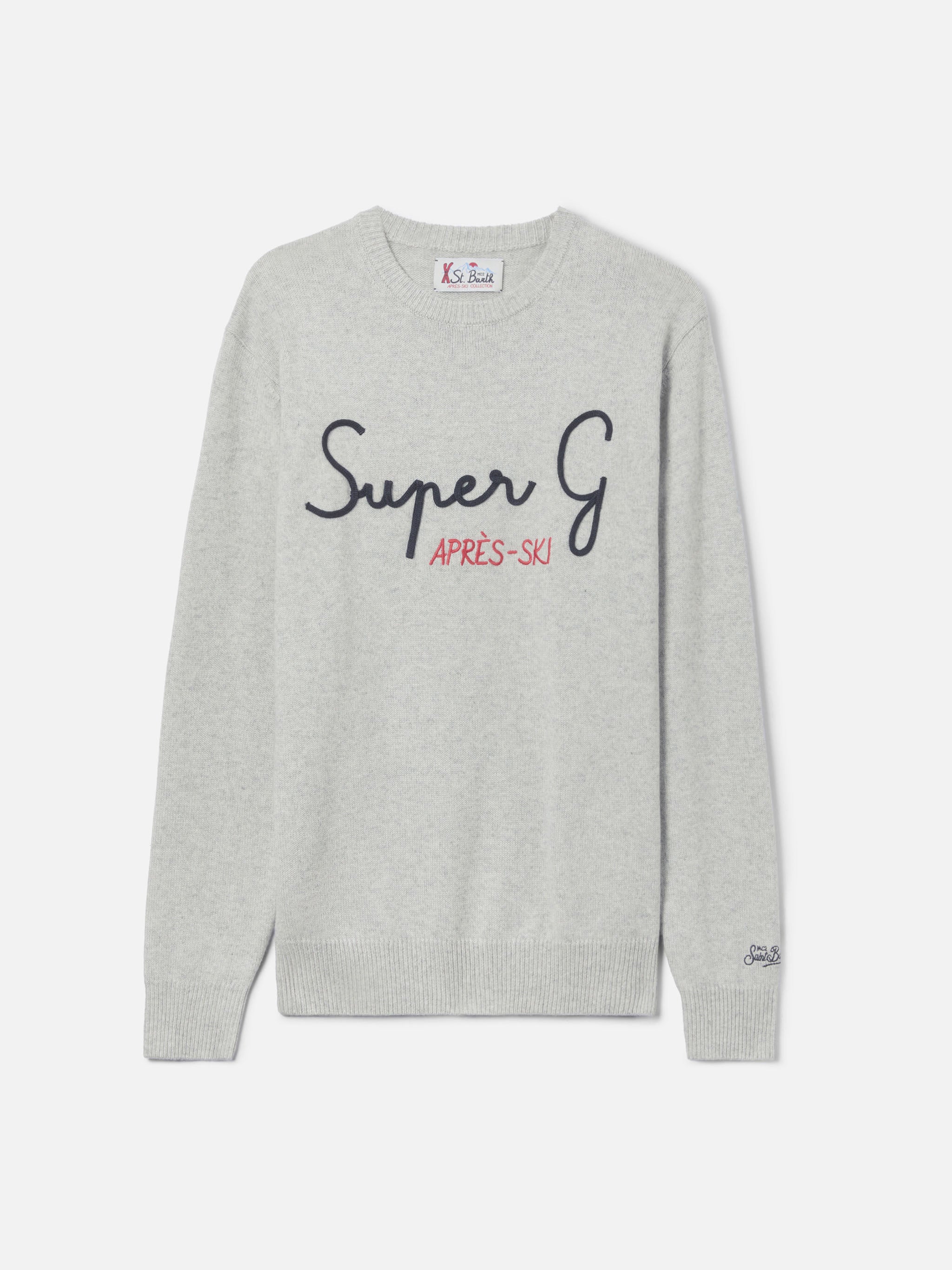 maglione-girocollo-uomo-mc2-saint-barth-heron-grigio-chiaro-con-ricamo-super-g-s image 5