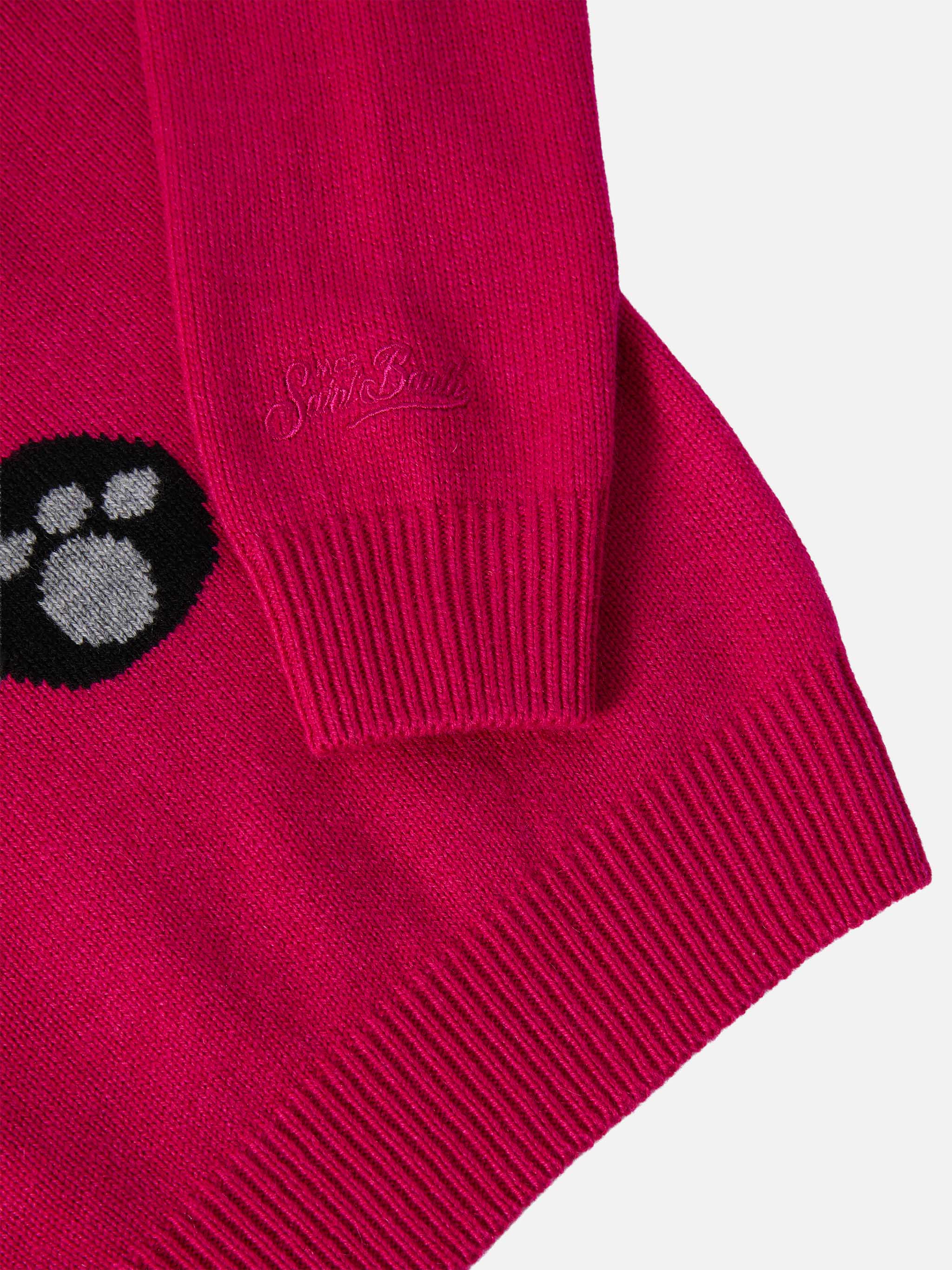 mc2-saint-barth-maglione-girocollo-princess-in-misto-cashmere-con-patch-panda-tr image 4