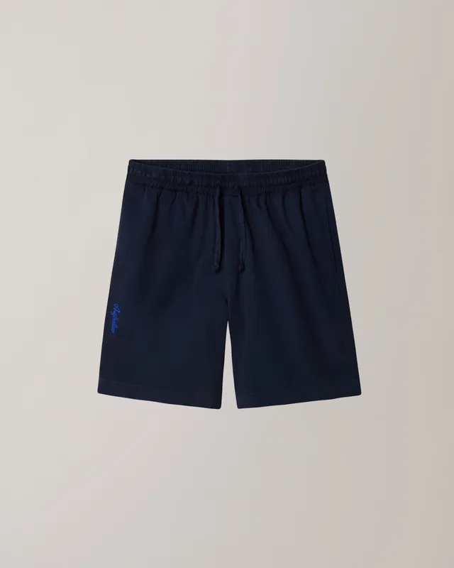 australian-doric-twill-short-short-in-cotton-twill-eclipse-blue image 1