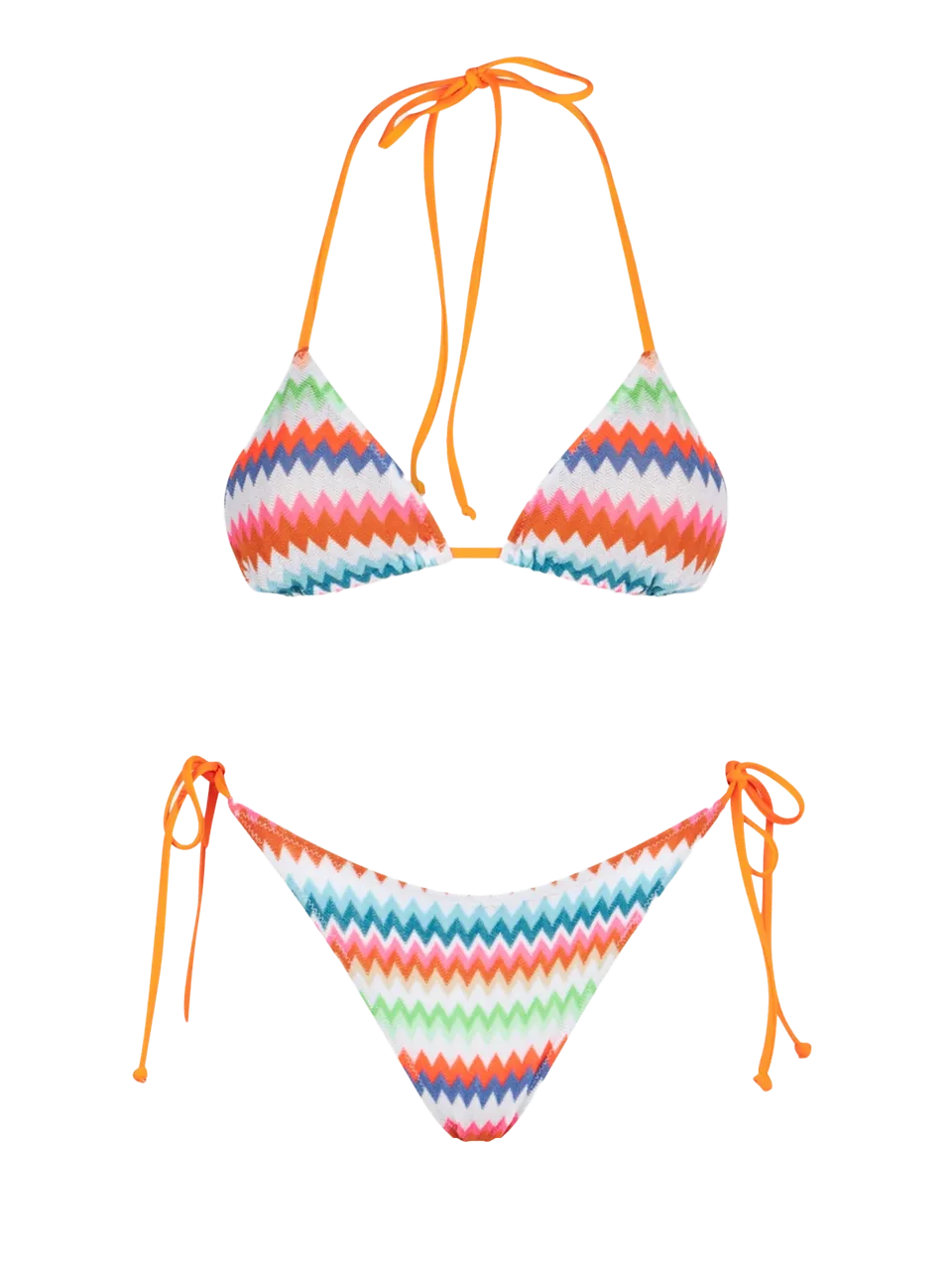 mc2-saint-barth-bikini-leah-virgo-triangolo-fantasia-chevron-fluo image 1