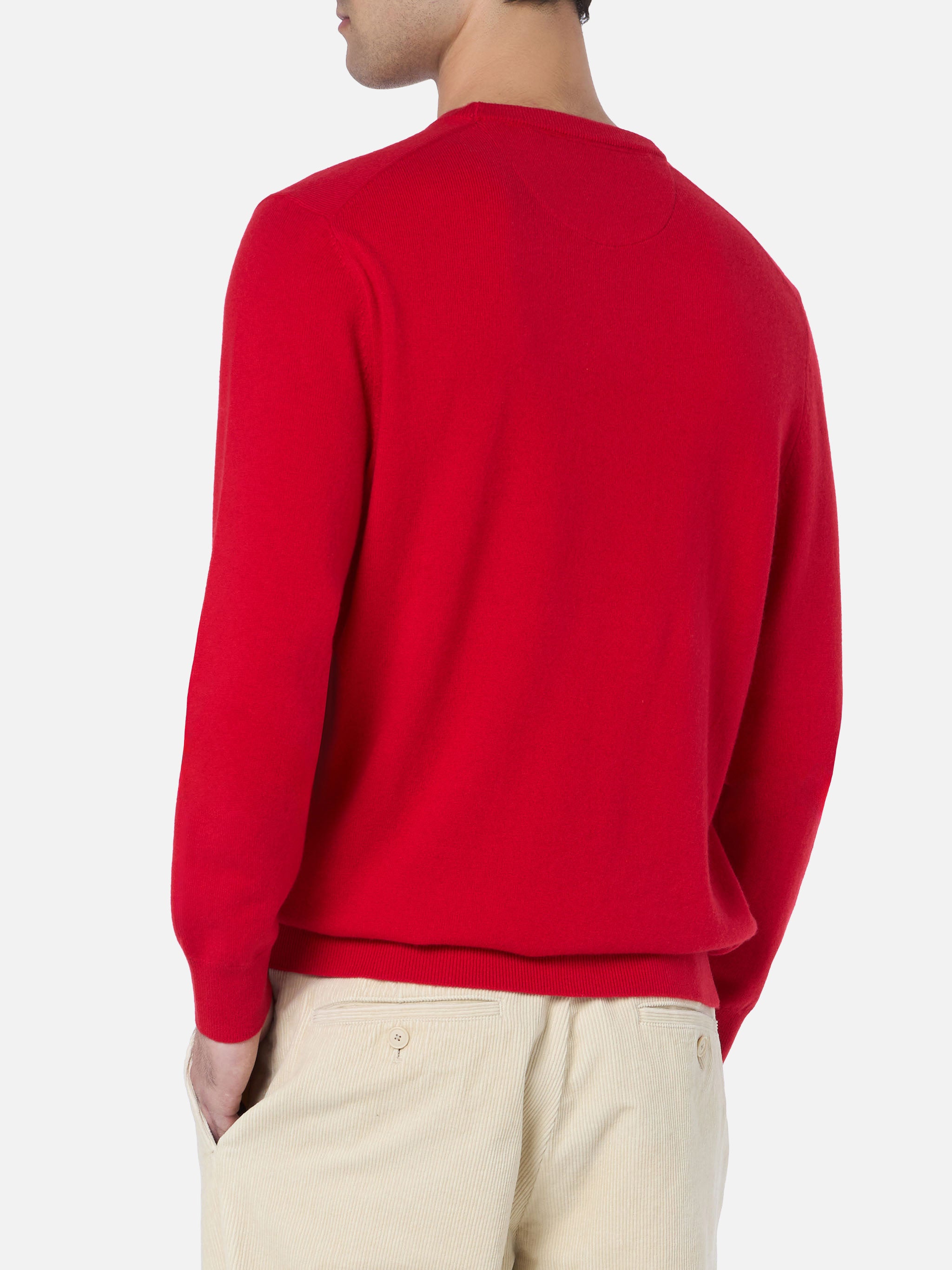 mc2-saint-barth-regent-maglione-girocollo-uomo-misto-cashmere-rosso image 2