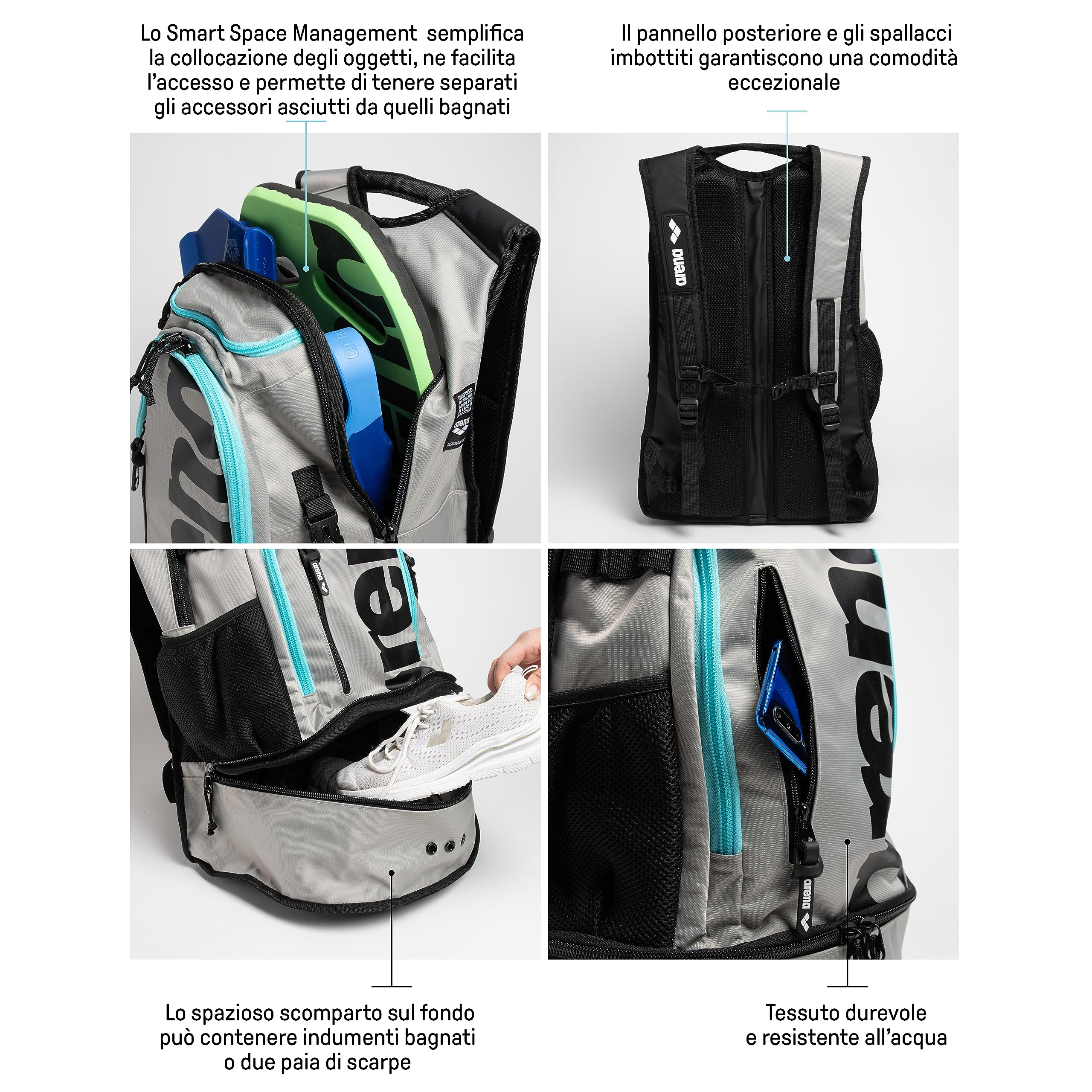 arena-fastpack-3-0-zaino-sportivo-40-litri-con-scomparto-scarpe image 4