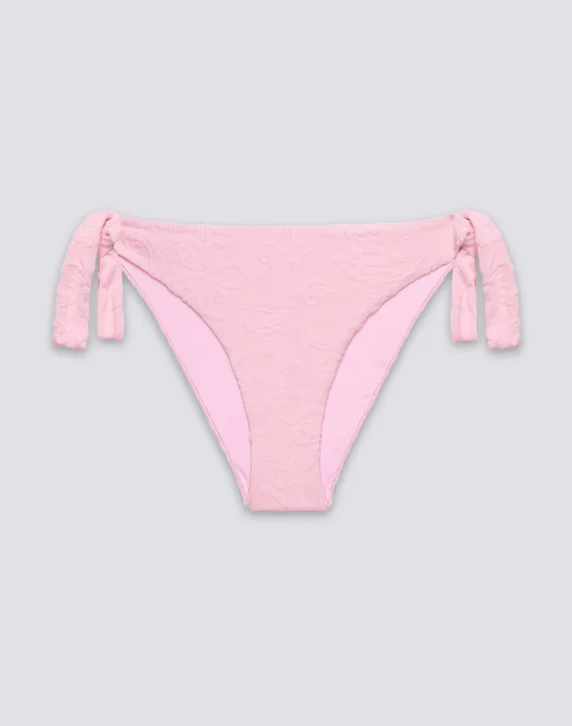 sundek-bea-slip-bikini-a-laccetti-in-spugna-jacquard-sk23 image 1
