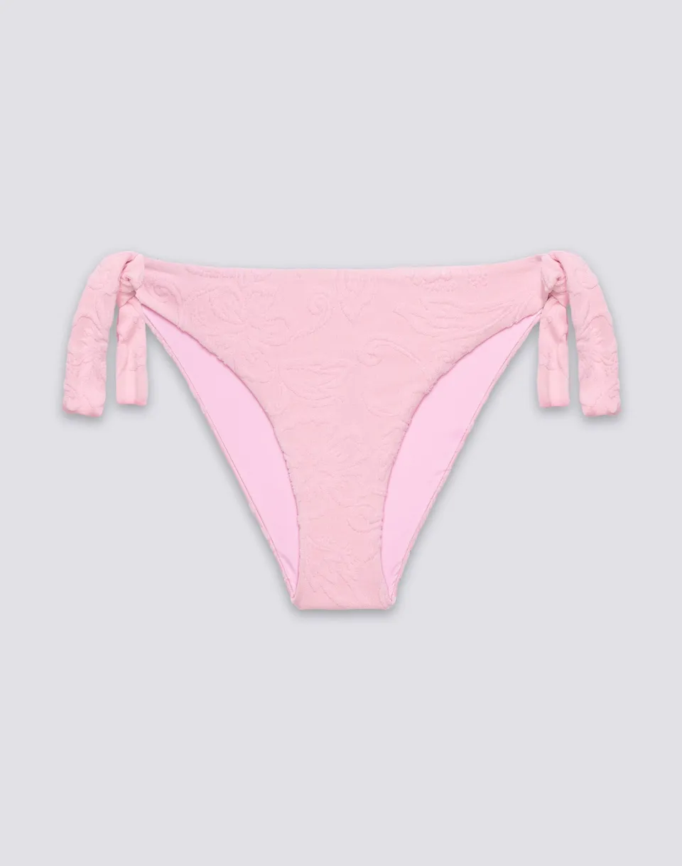 sundek-bea-slip-bikini-a-laccetti-in-spugna-jacquard-sk23 image 1