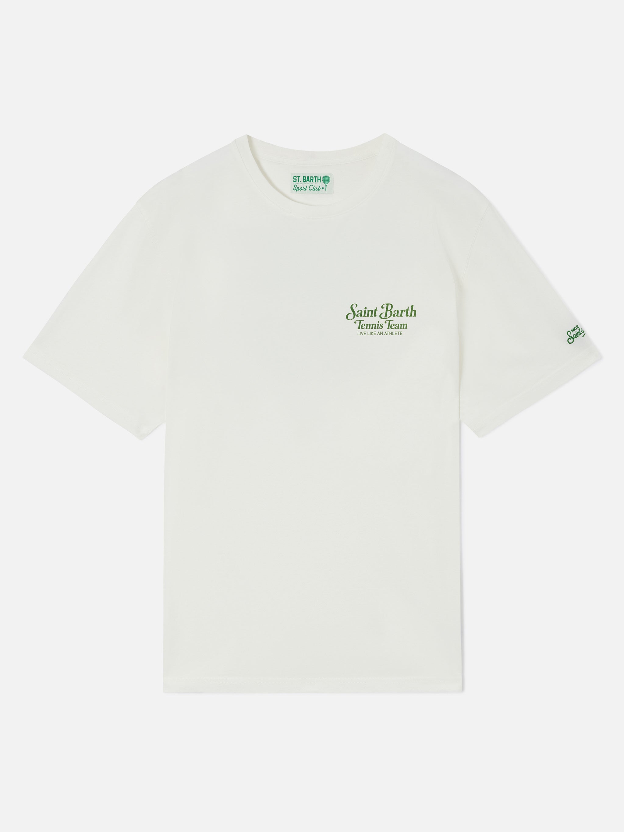 mc2-saint-barth-t-shirt-arnott-bianca-con-stampa-saint-barth-tennis-team image 2