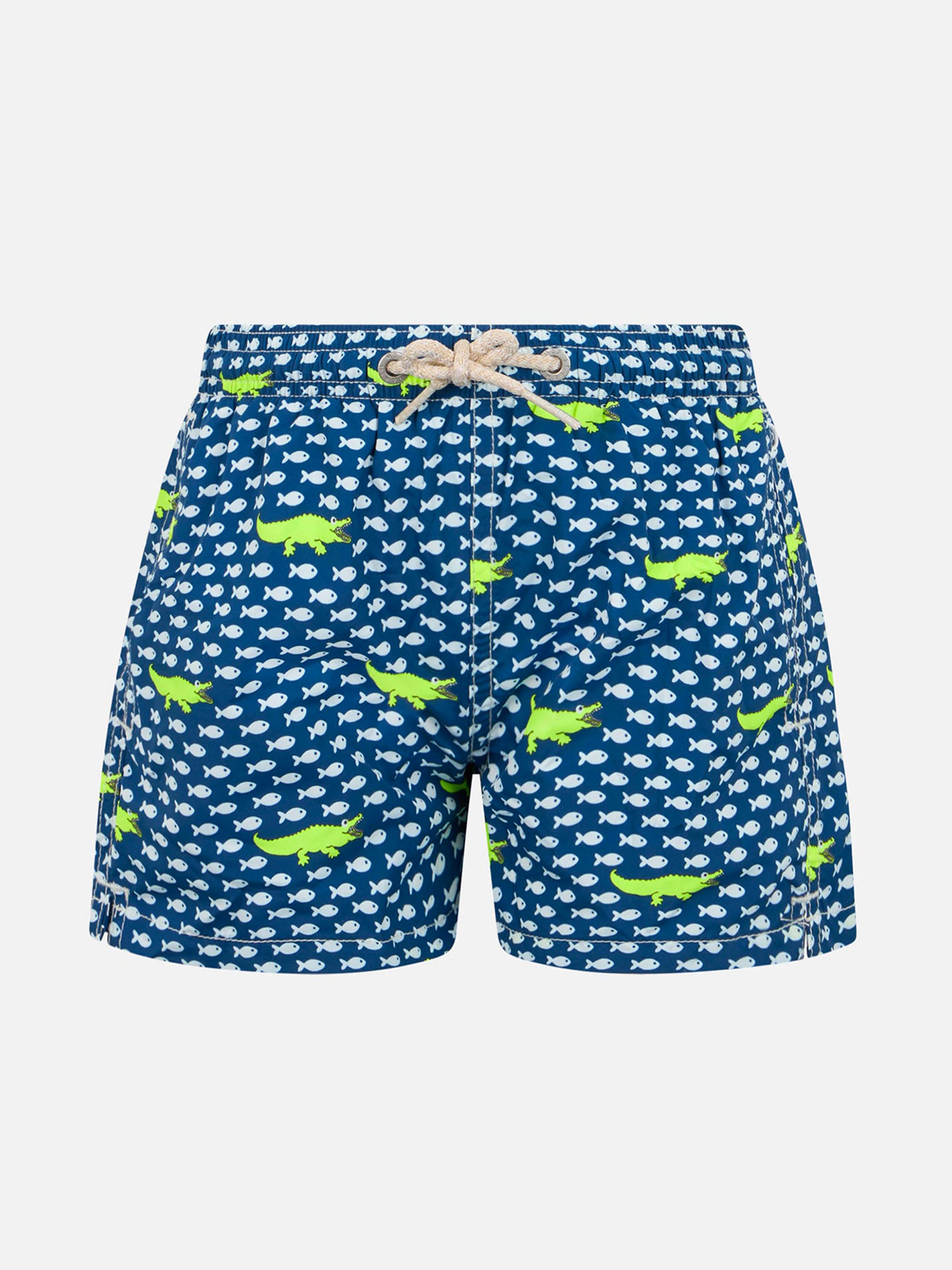 mc2-saint-barth-jean-lighting-costume-boxer-mare-bambino-blu-con-stampa-coccodri image 1