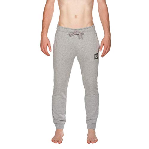 arena-essential-pant-pantaloni-jogger-uomo-grigio-medium-grey-melange image 8