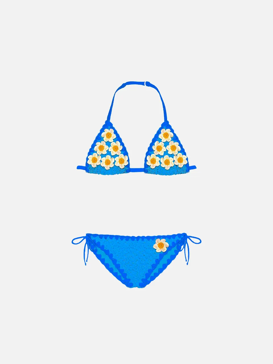 mc2-saint-barth-bikini-da-bambina-all-uncinetto-blu-con-ricamo-margherite image 1