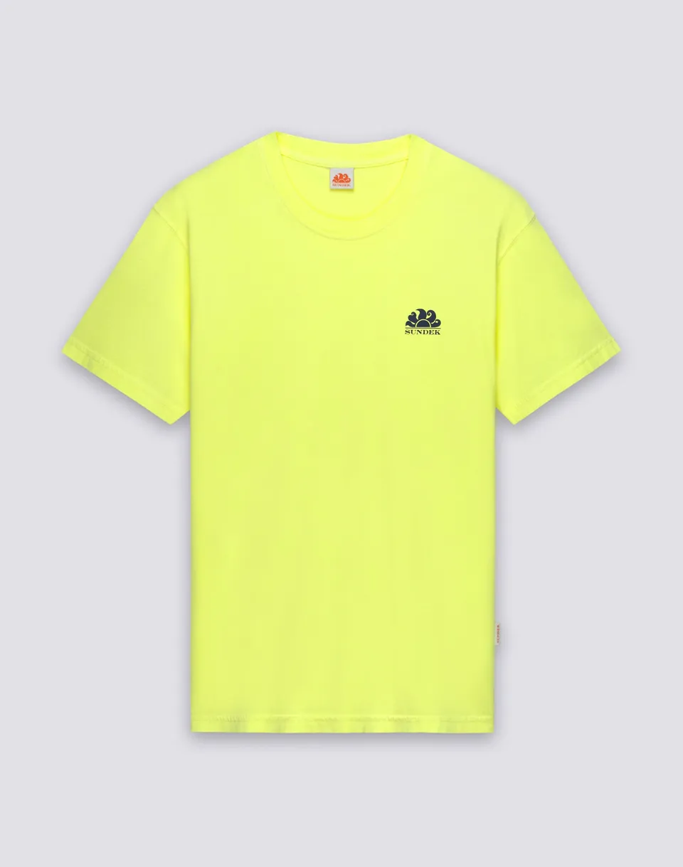 sundek-t-shirt-uomo-a-girocollo-tinto-capo-con-patch-logo-m251tej78tc image 1