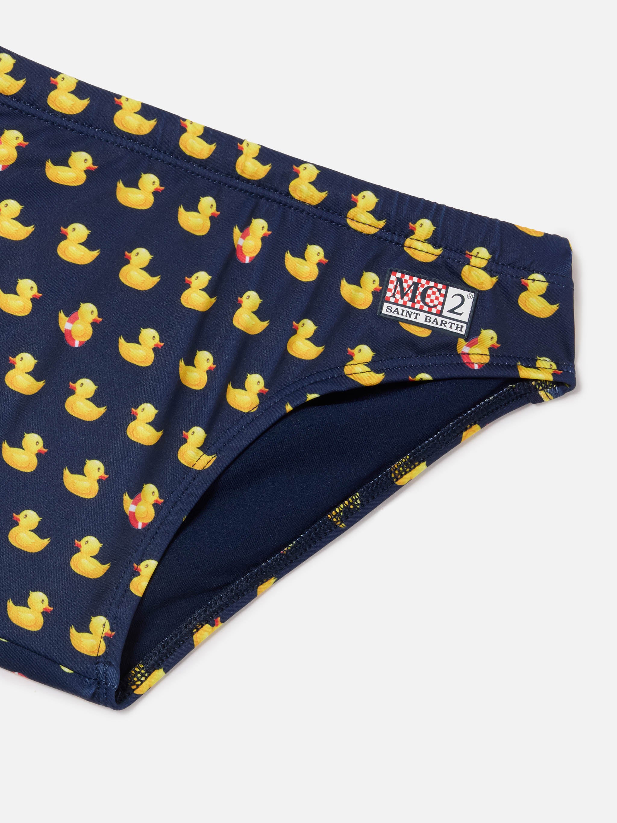 mc2-saint-barth-billy-slip-mare-bambino-blu-navy-stampa-ducky image 3