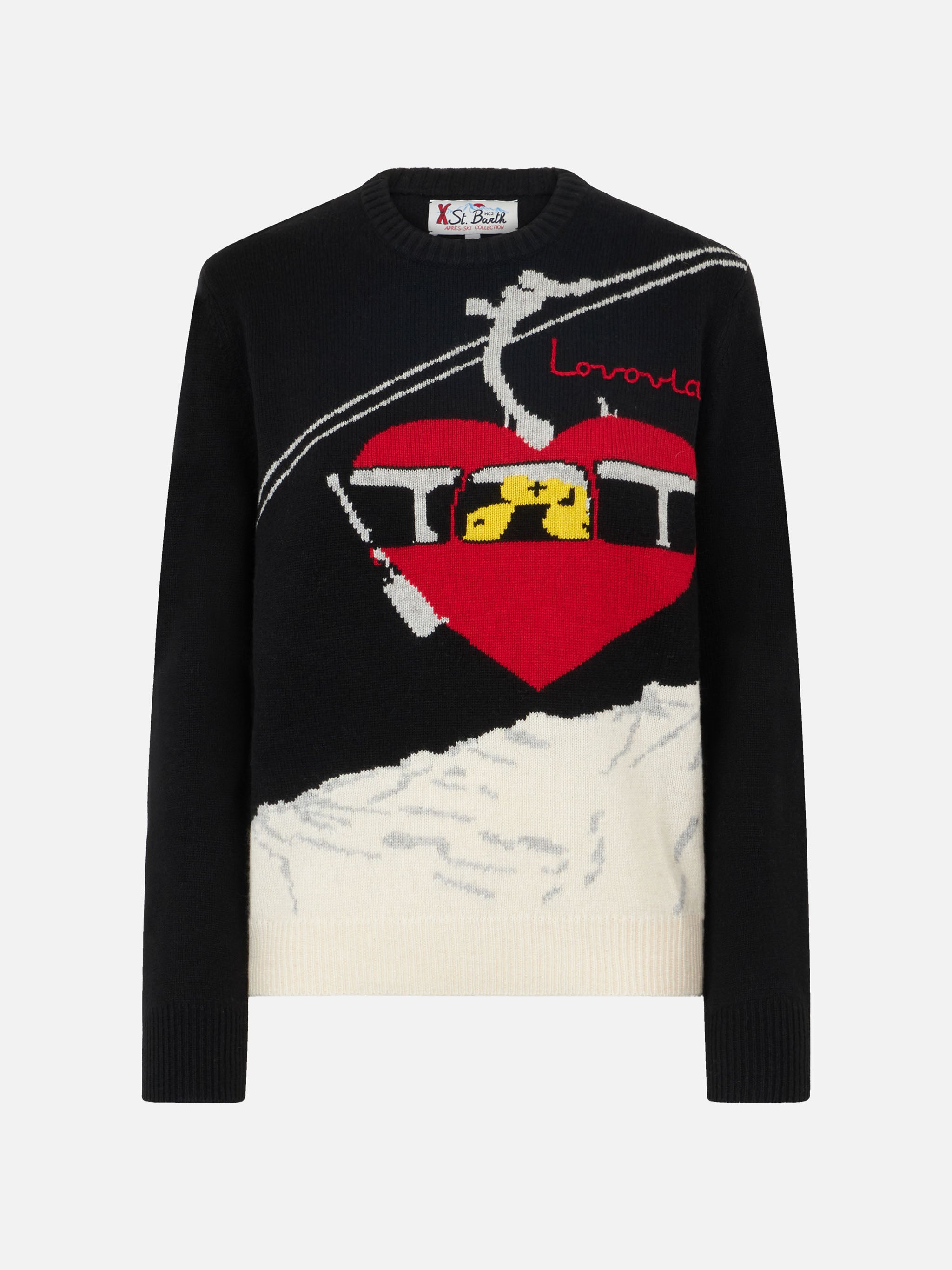 mc2-saint-barth-maglione-new-queen-donna-girocollo-nero-cashmere-ricamo-lovovia image 4