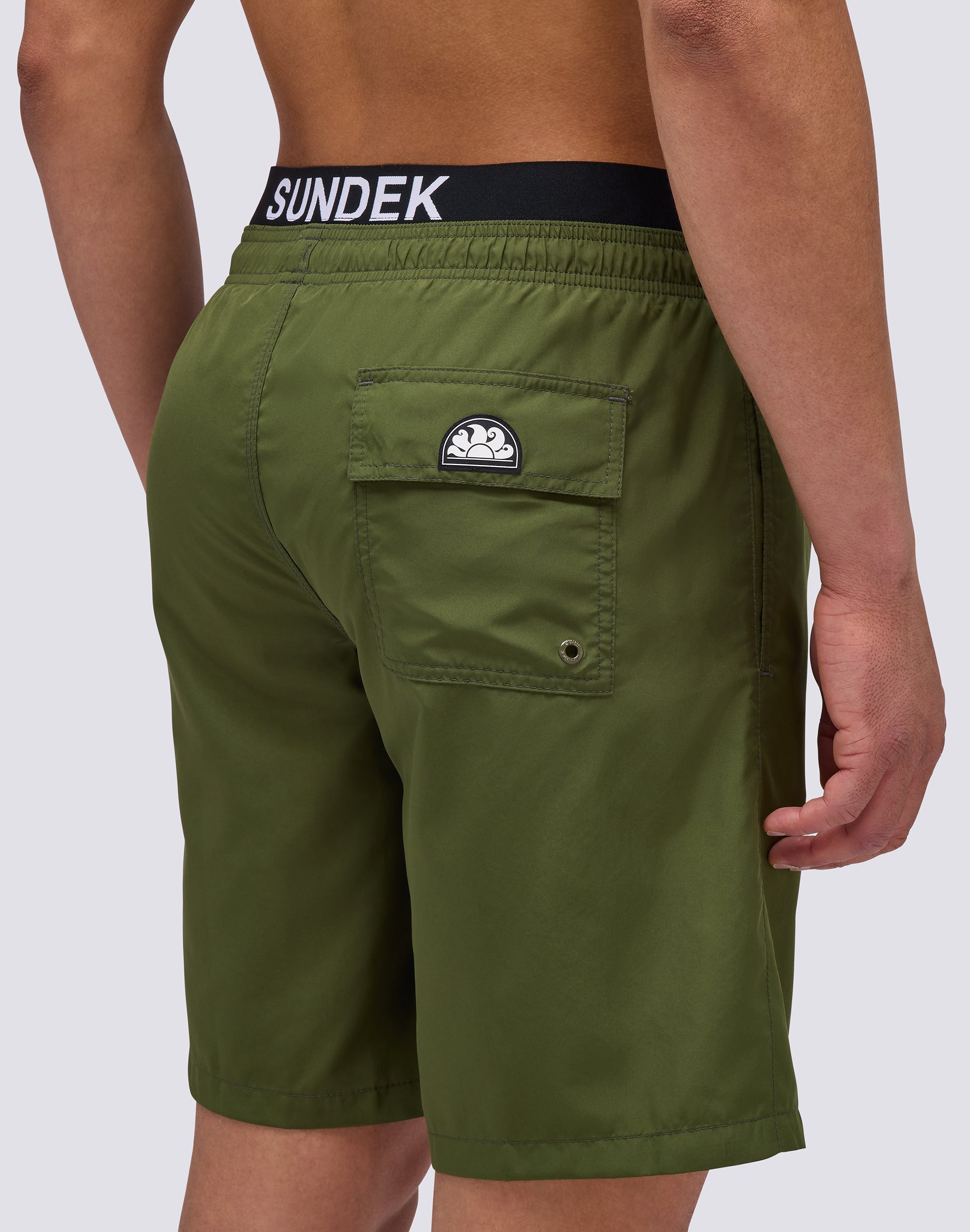 sundek-iconic-costume-da-bagno-uomo-lungo-vita-elasticata-elastico-logo image 3