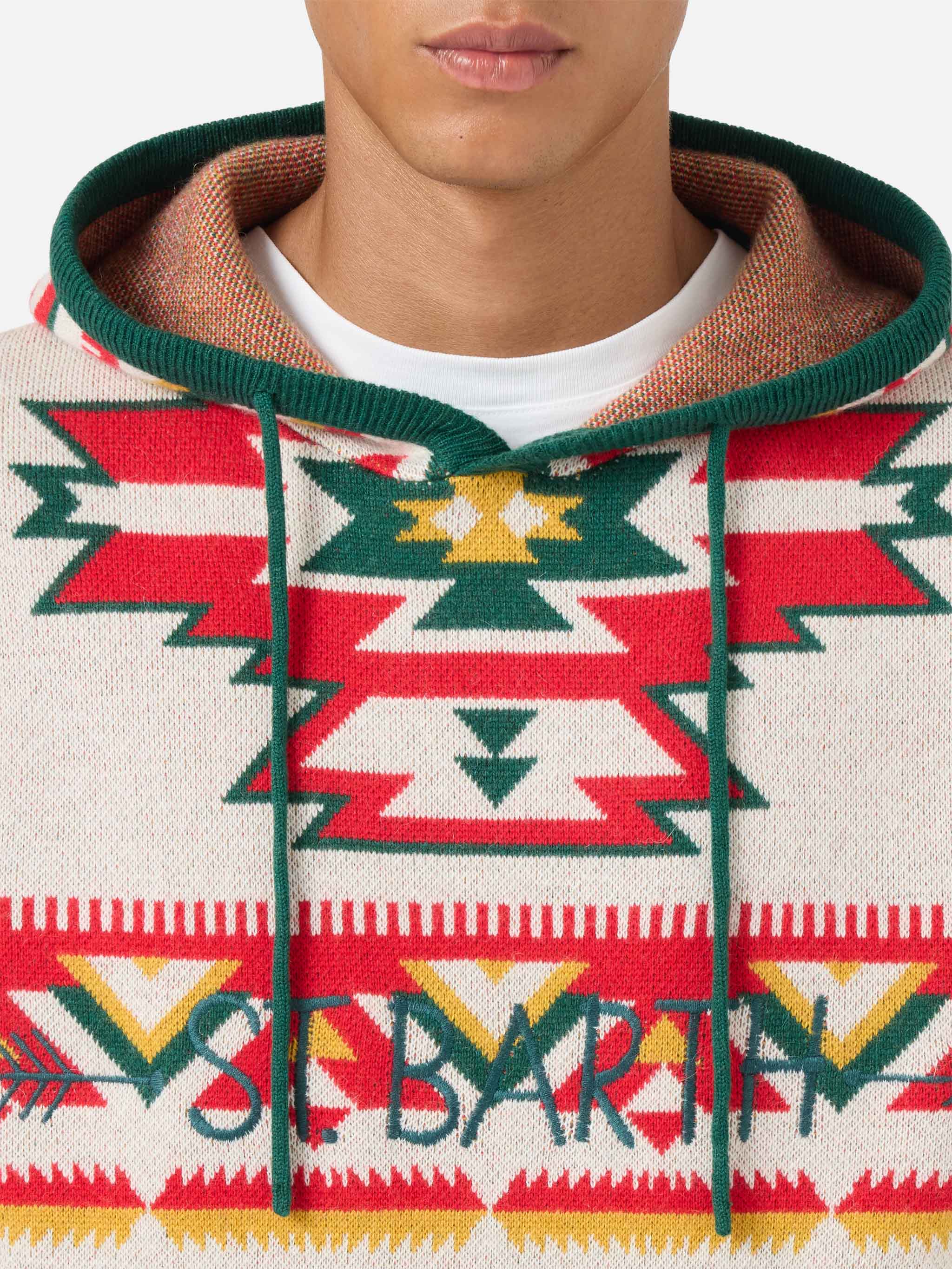 mc2-saint-barth-wood-maglia-con-cappuccio-in-misto-cashmere-brushed-fantasia-etn image 2