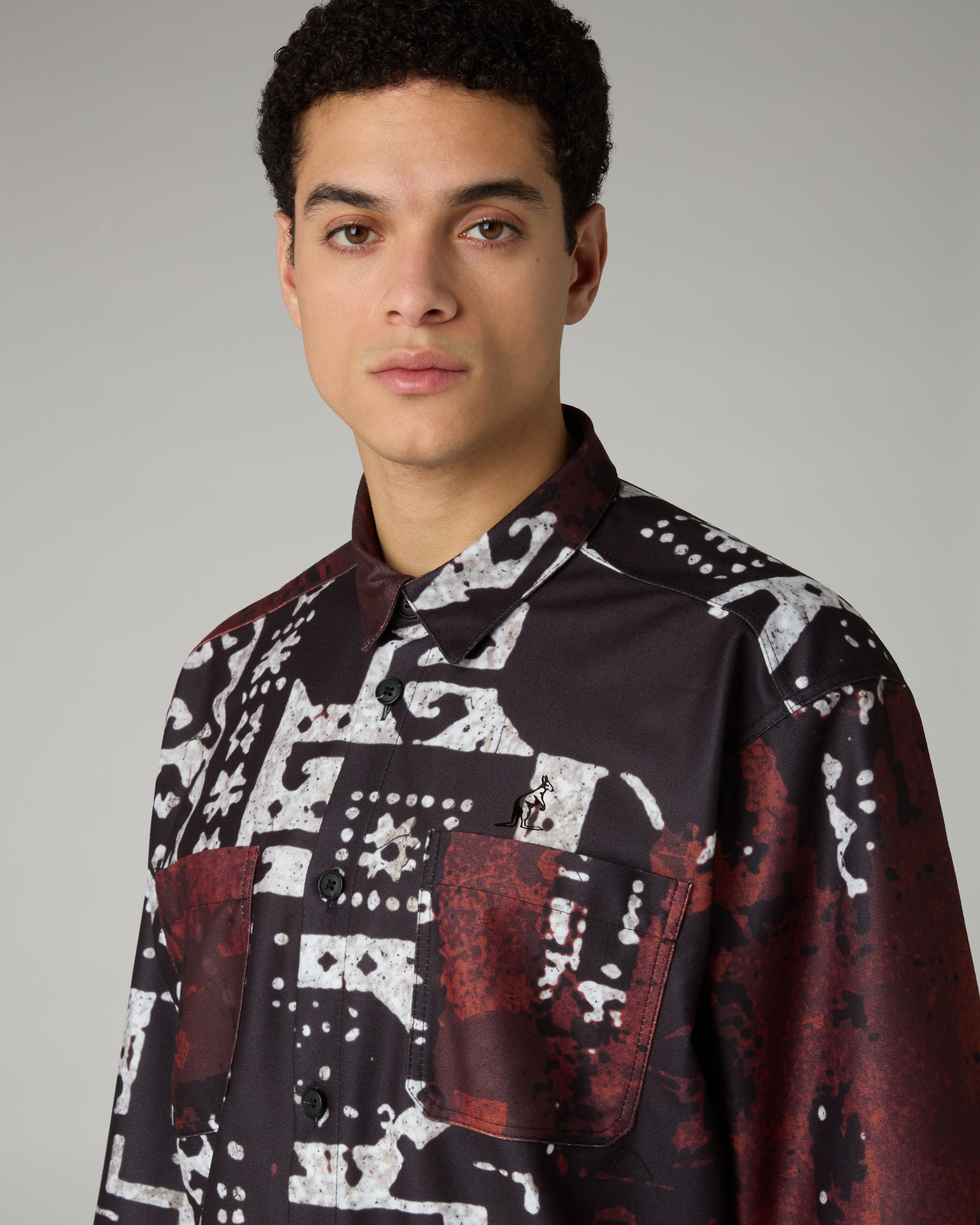 australian-arak-printed-shirt-camicia-over-in-sabrinda-made-in-italy image 5