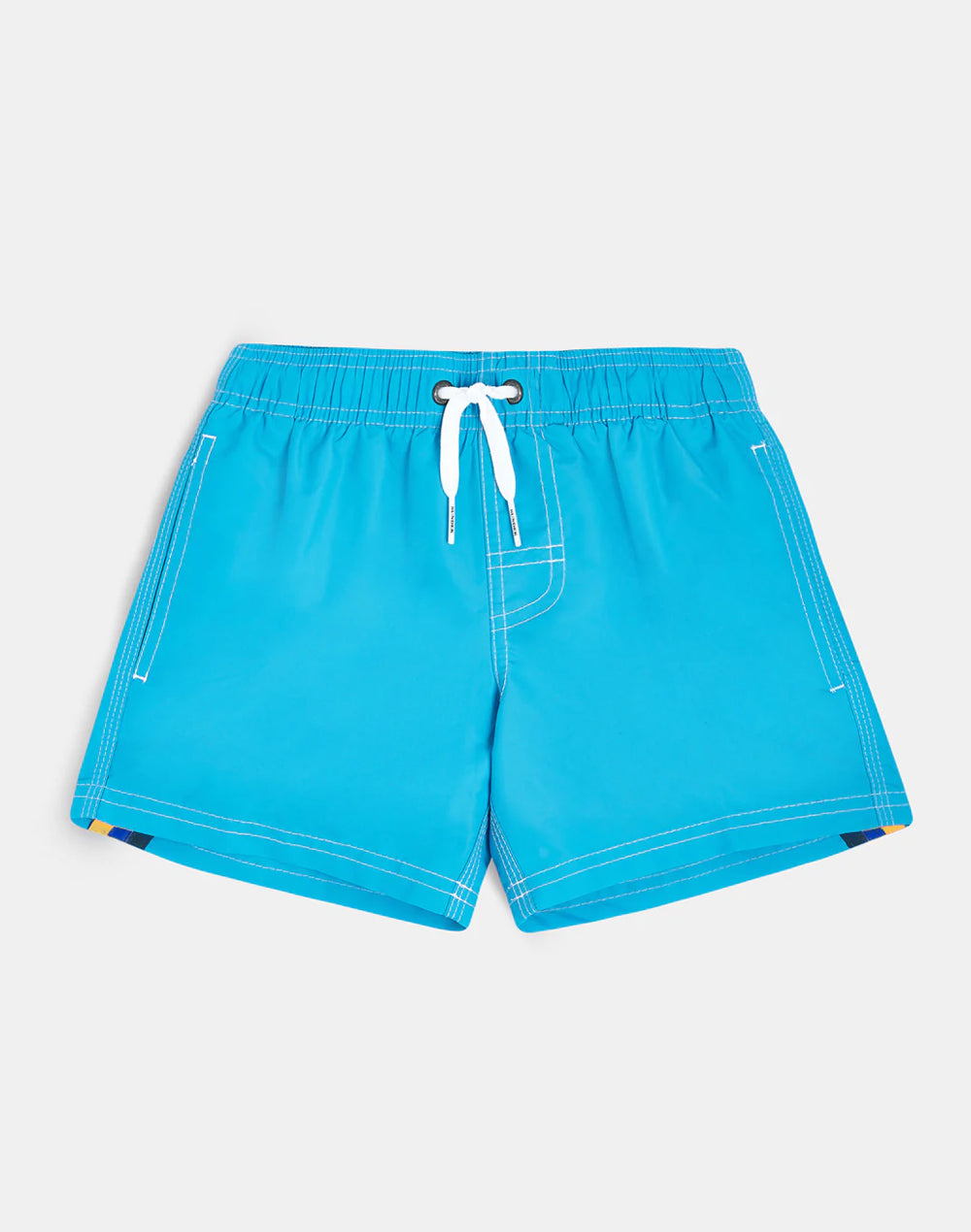 sundek-costume-mare-bambino-corto-iconic-taffeta-boxer-nylon-taffet image 2