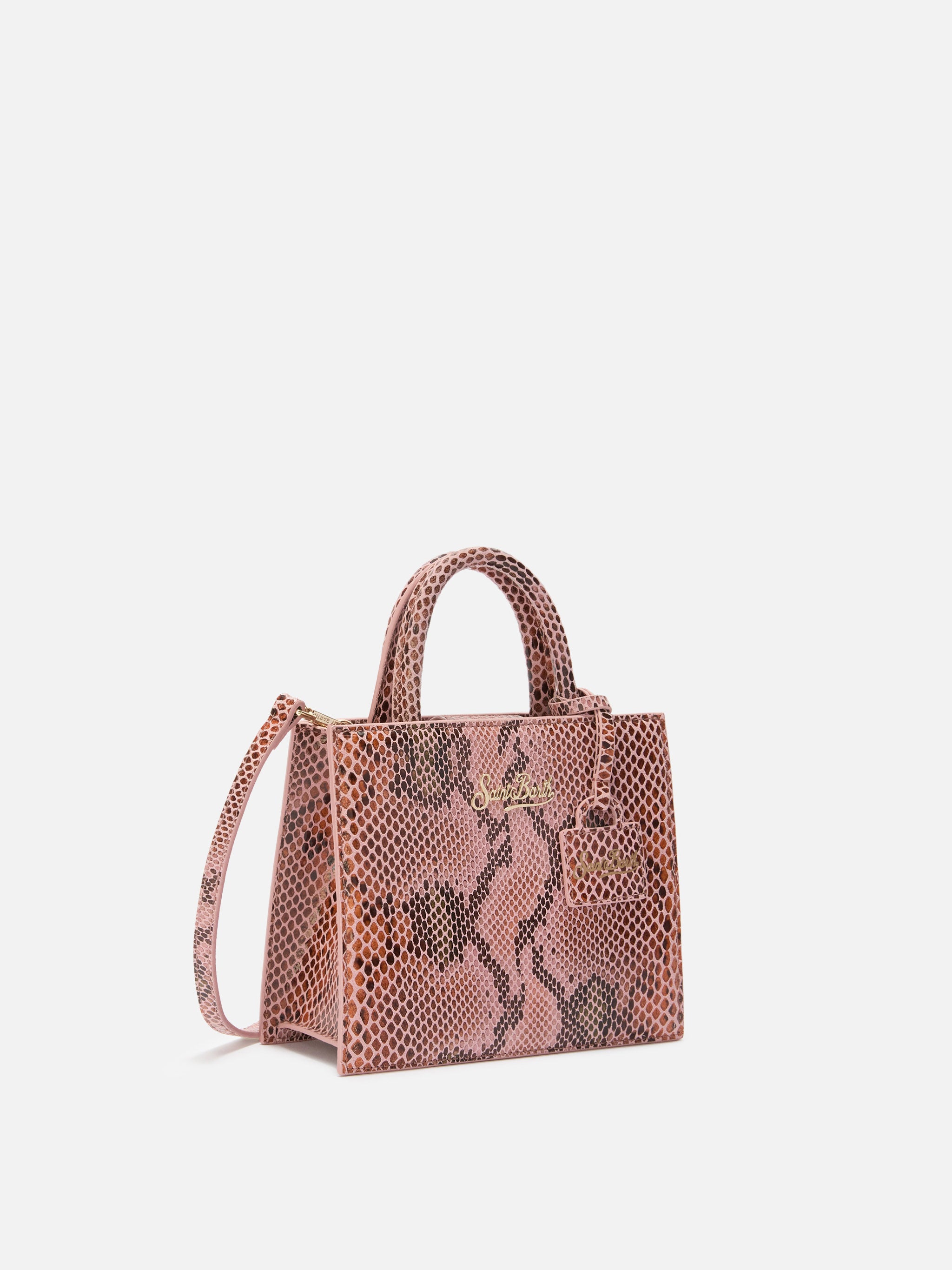 mc2-saint-barth-shop-bag-mini-borsa-in-pelle-rosa-stampa-pitone image 3