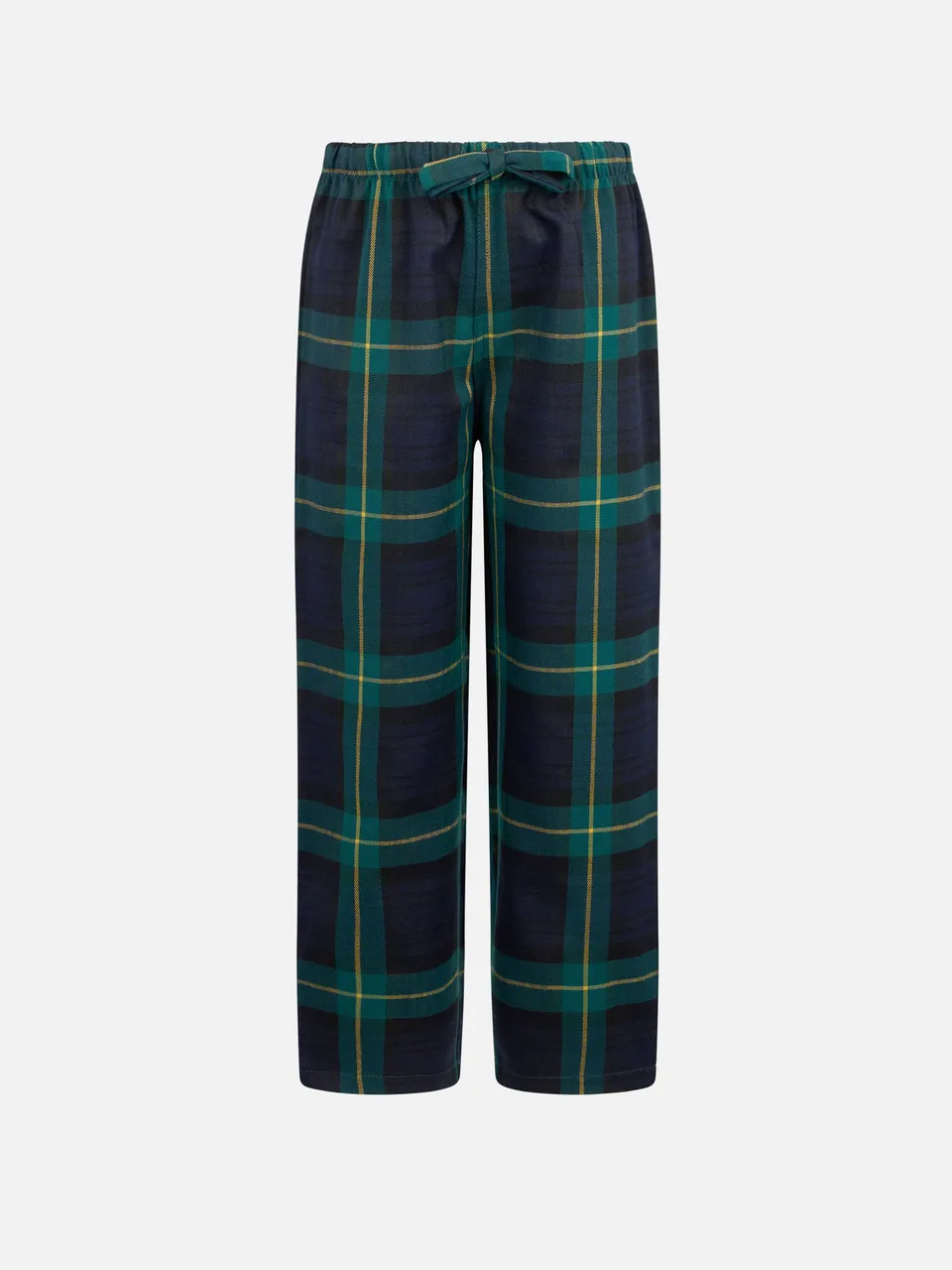 mc2-saint-barth-pantaloni-da-pigiama-bambino-con-stampa-tartan-blu-e-verde image 1