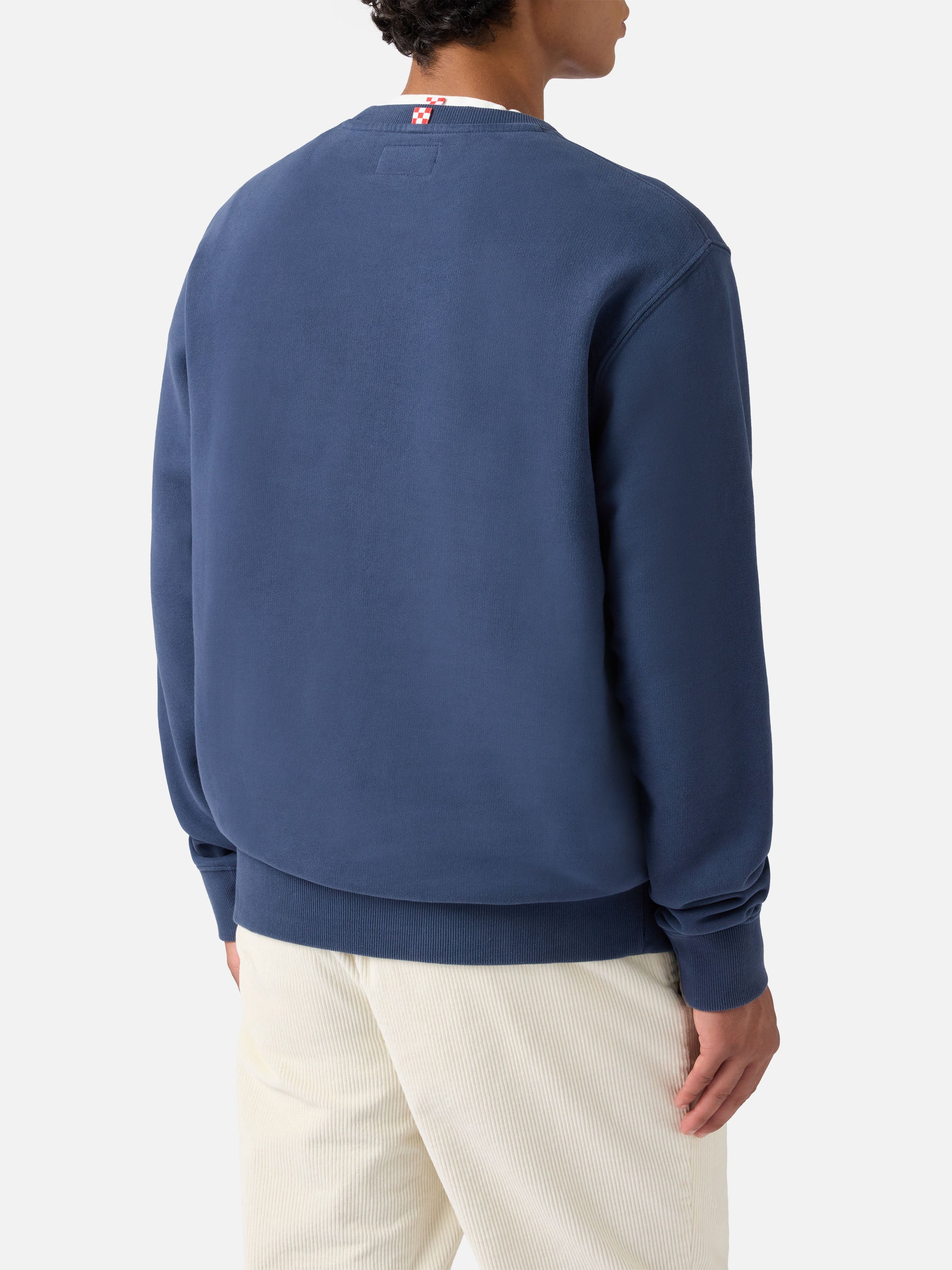 mc2-saint-barth-soho-felpa-cotone-blu-navy-ricamo-st-barth-uomo image 3