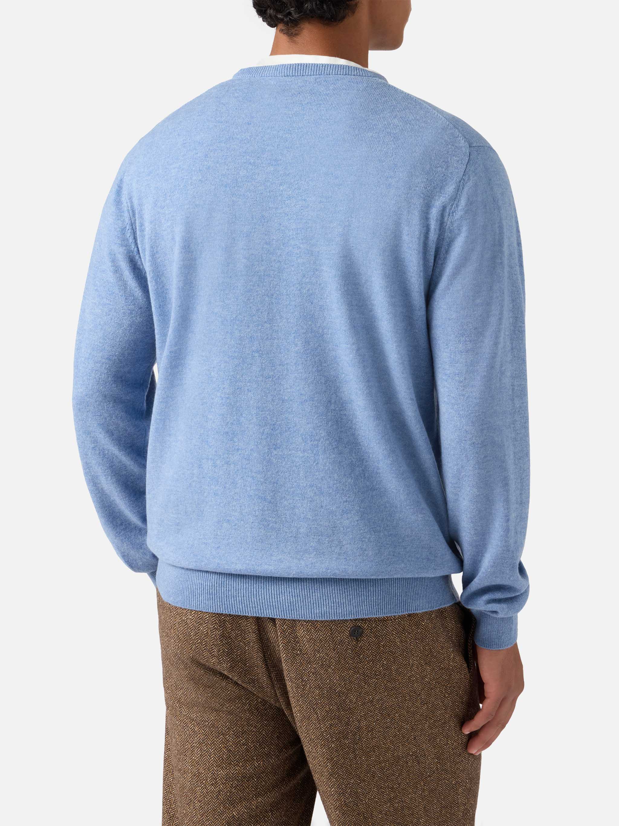 mc2-saint-barth-maglione-regent-lana-merino-cashmere-azzurro-uomo image 3