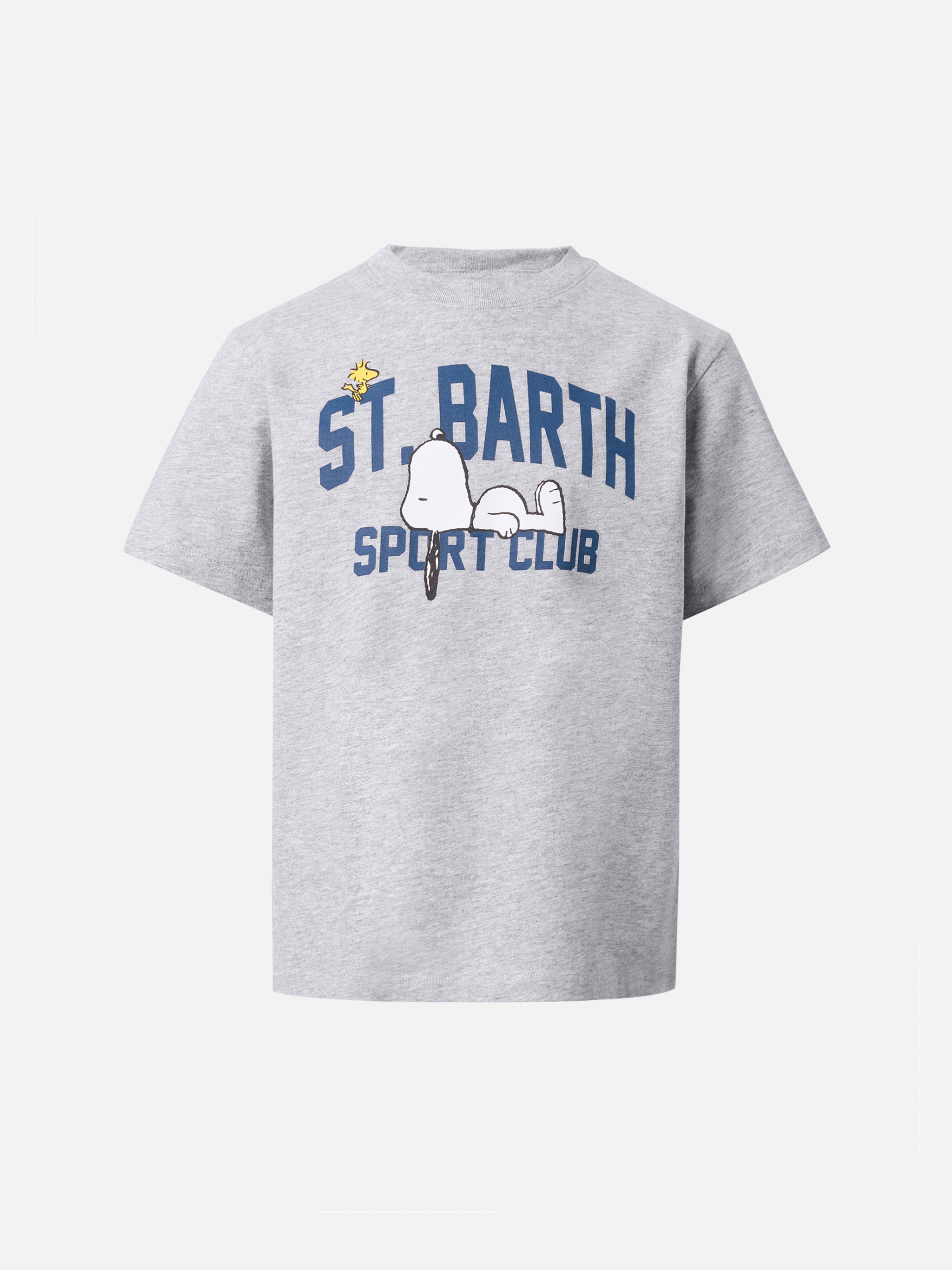 mc2-saint-barth-t-shirt-cameron-in-cotone-organico-grigio-con-stampa-snoopy-st-b image 1