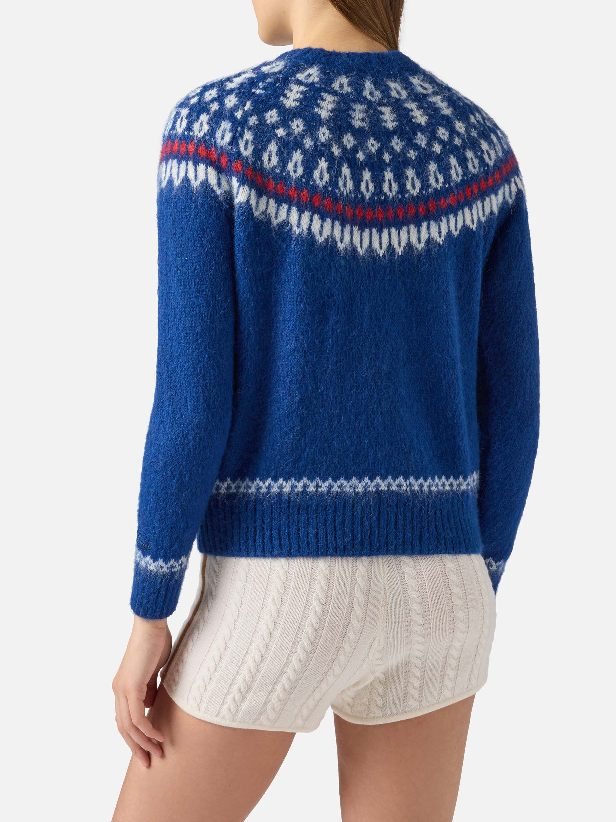 mc2-saint-barth-maglione-new-queen-nordic-soft-donna-blu-navy-jacquard image 3