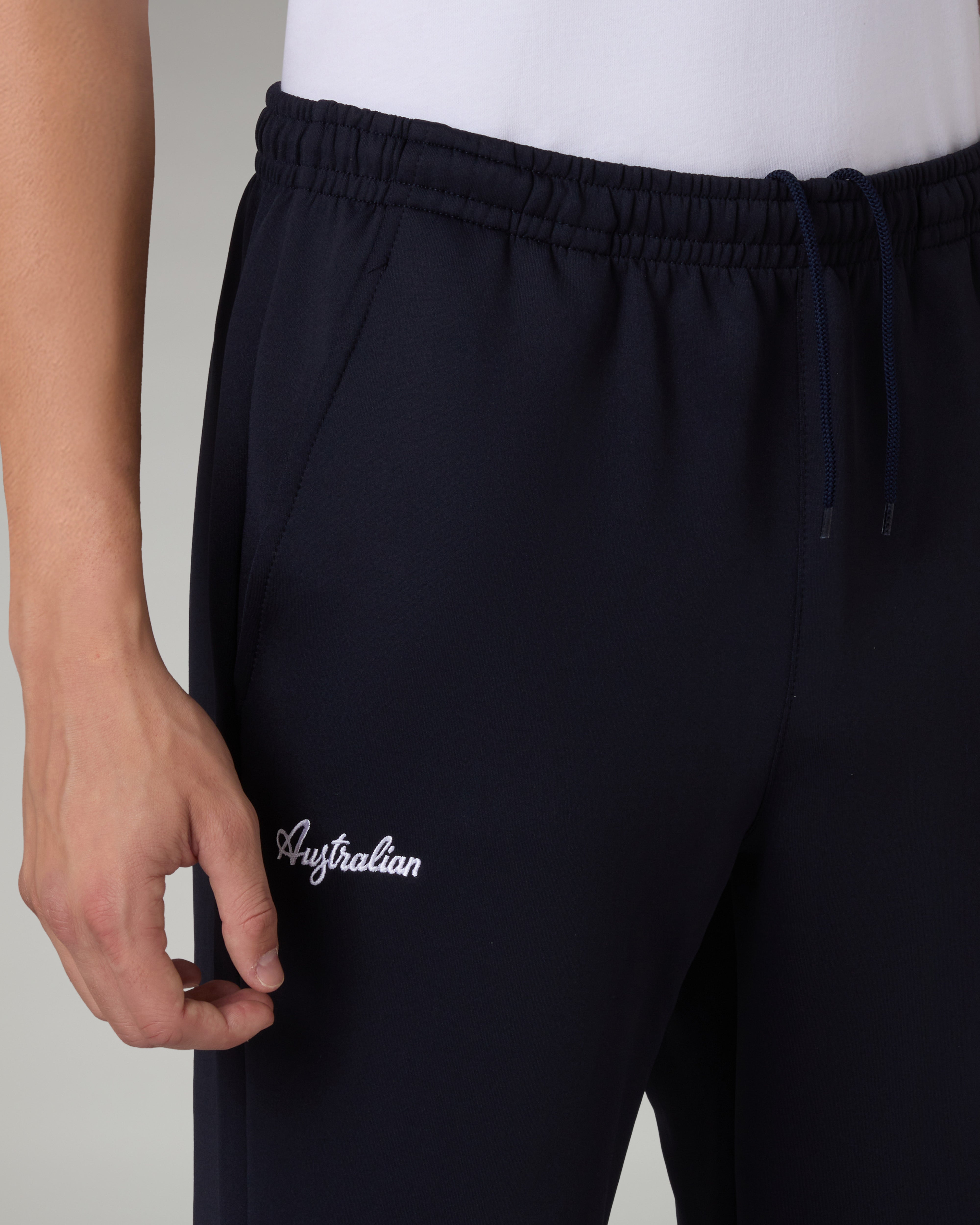 australian-wave-tracksuit-tuta-uomo-leggera-blu-navy-con-zip image 6