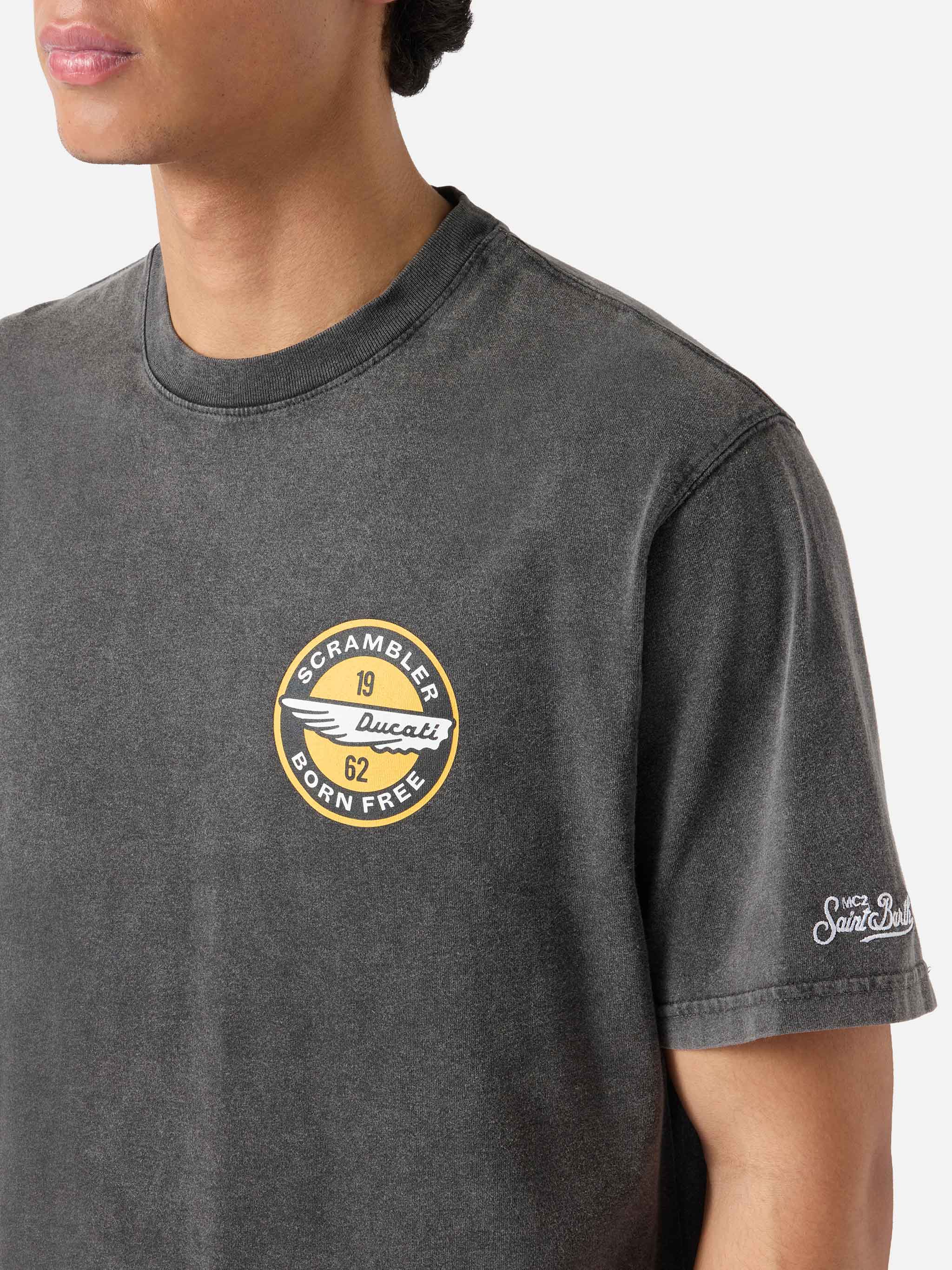 mc2-saint-barth-t-shirt-uomo-jack-nera-stampa-ducati-scrambler-special-edition-c image 2