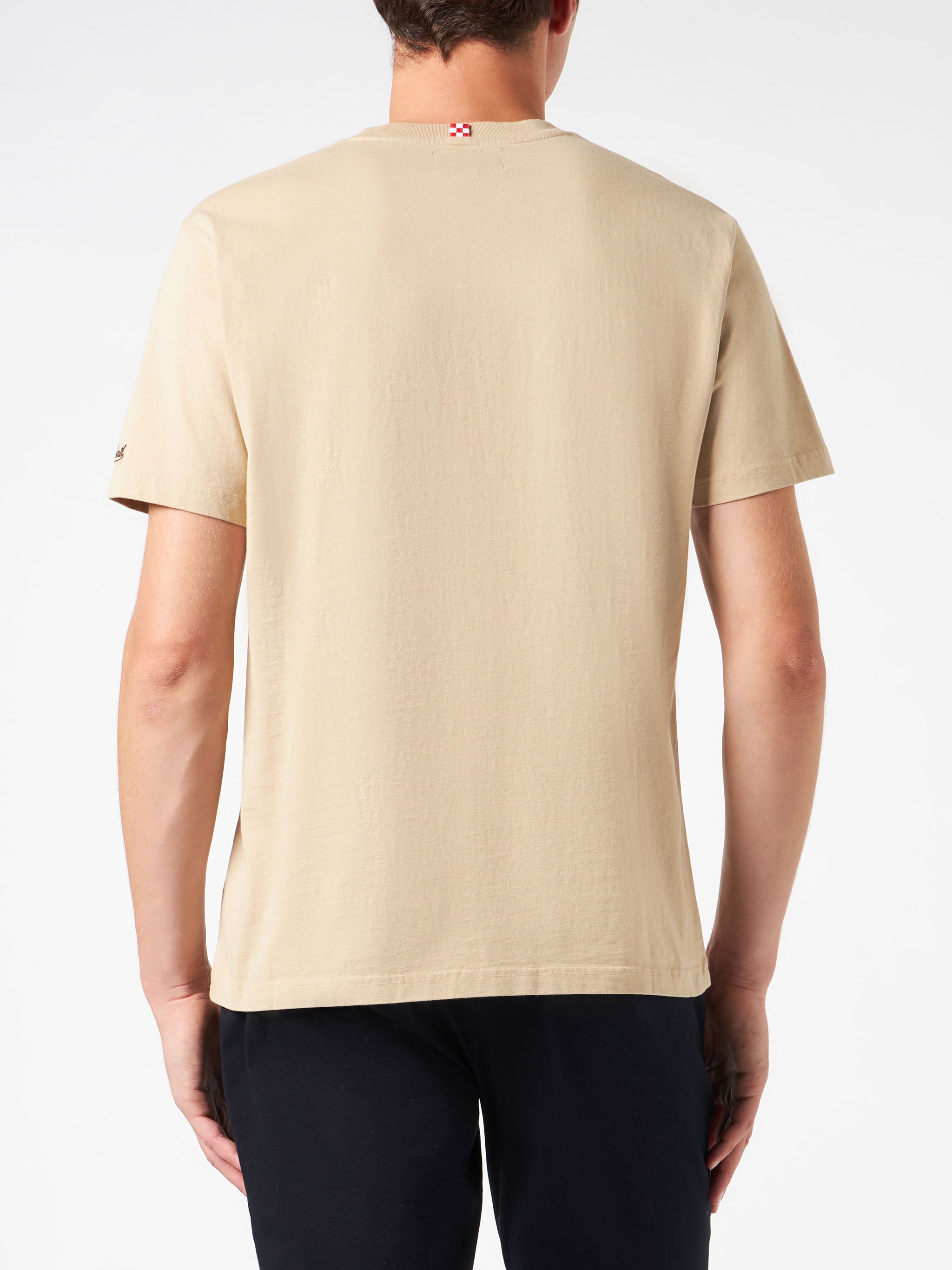 mc2-saint-barth-t-shirt-arnott-uomo-in-cotone-beige-con-stampa-latin-rover image 4