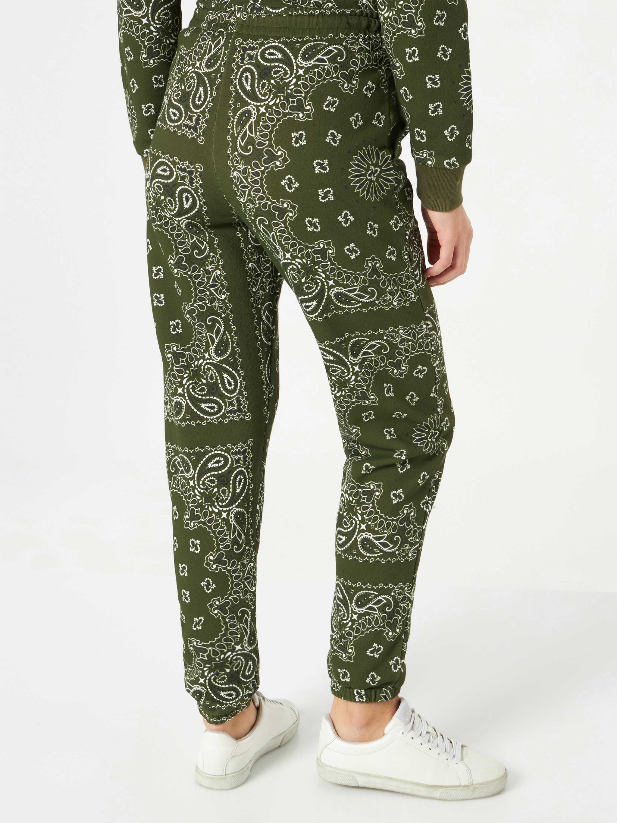 mc2-saint-barth-oda-pantalone-donna-felpa-bandana-verde image 4
