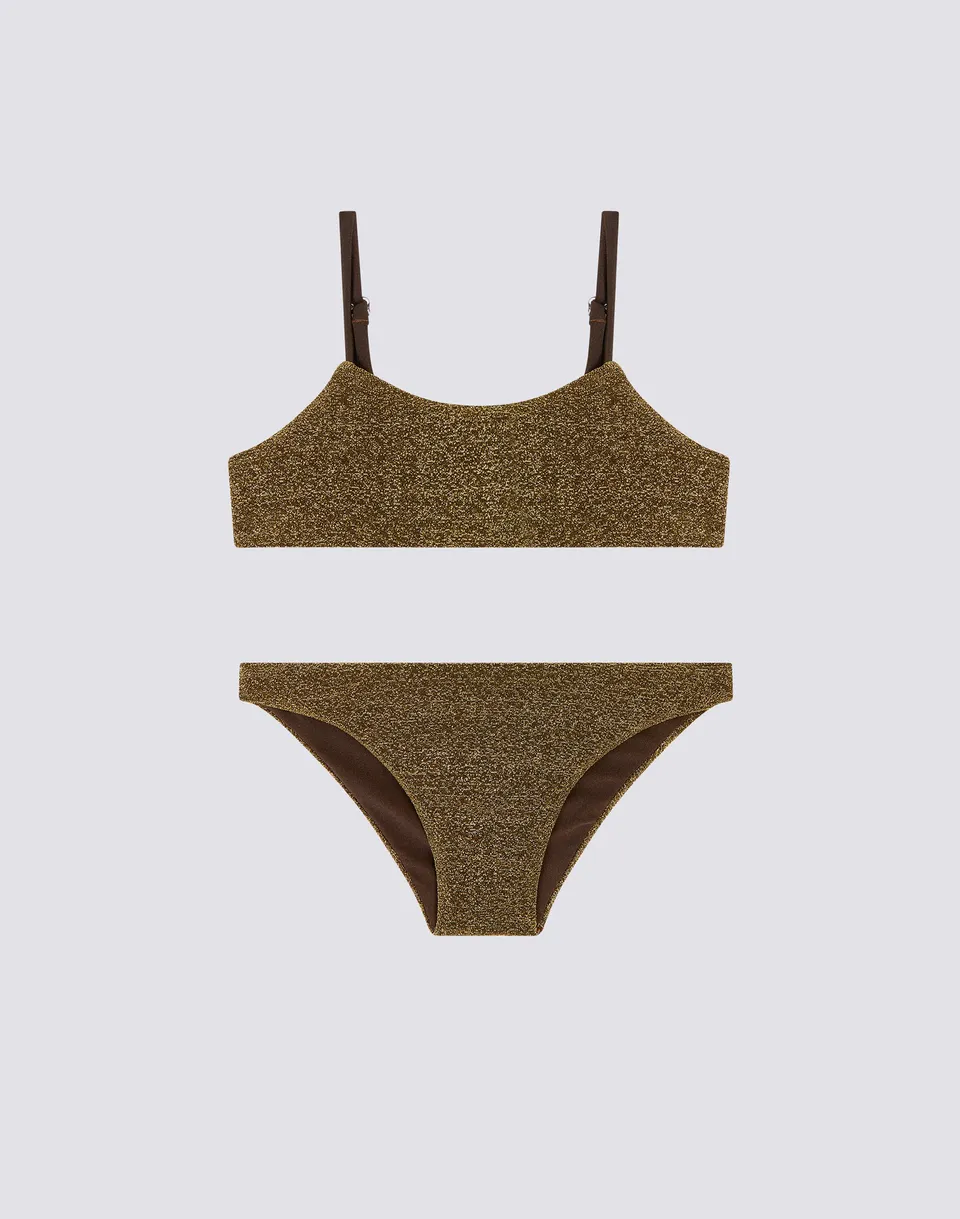 sundek-g805knl6100-bikini-bambina-con-top-a-fascia-in-lurex image 1