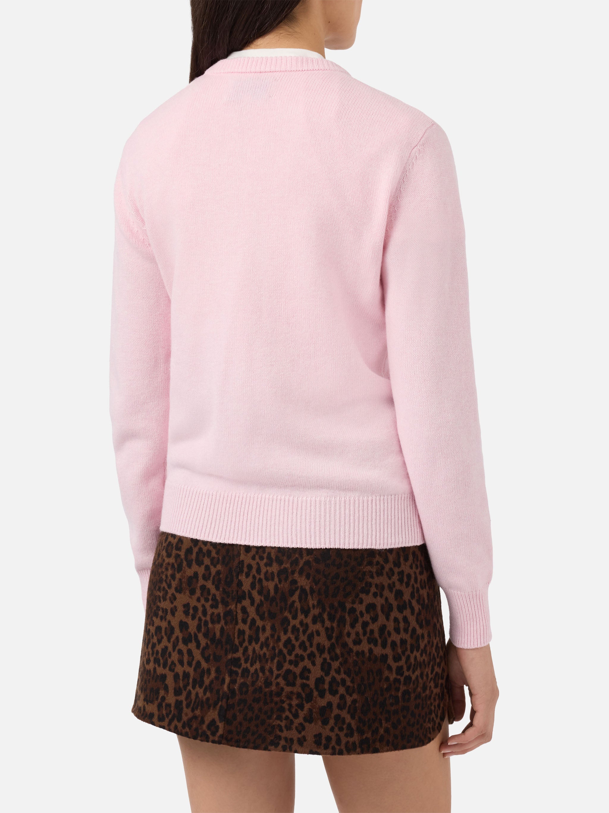mc2-saint-barth-new-queen-maglione-donna-in-misto-cashmere-rosa-cortina image 3