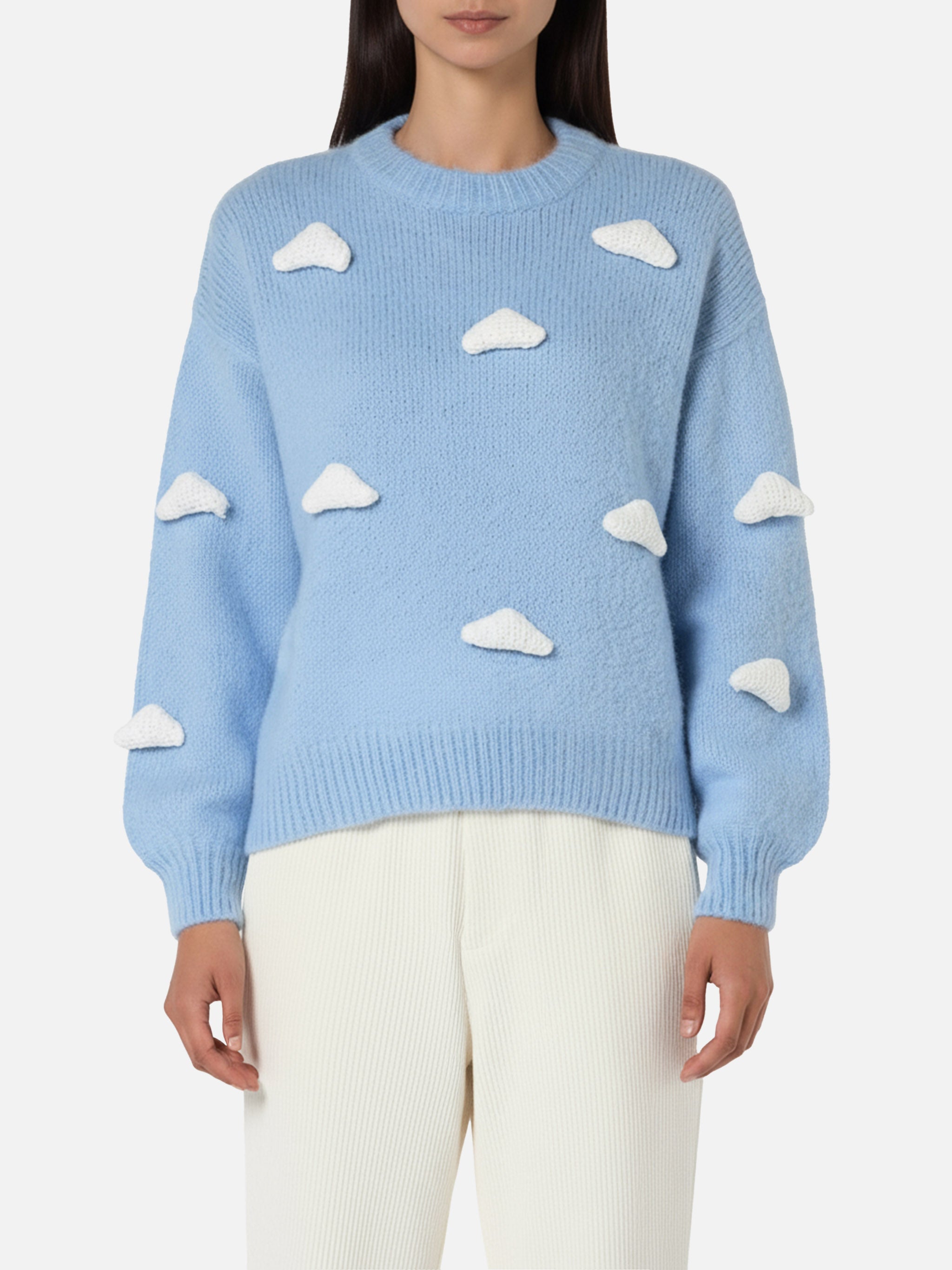 mc2-saint-barth-maglione-donna-boxy-misto-alpaca-azzurro-nuvole-crochet image 1