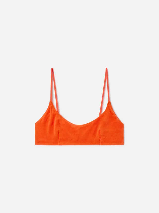 mc2-saint-barth-judy-top-bikini-bralette-donna-arancione-spugna-tinta-unita image 1