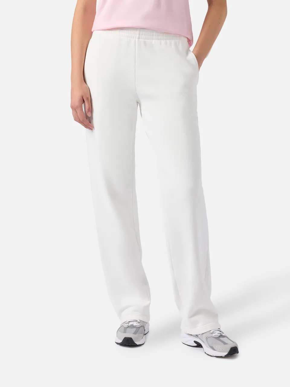 mc2-saint-barth-deena-pantaloni-jogger-in-cotone-panna-donna image 1
