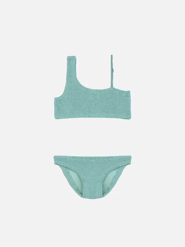 mc2-saint-barth-vivy-bikini-monospalla-bambina-verde-salvia-crinkle image 1
