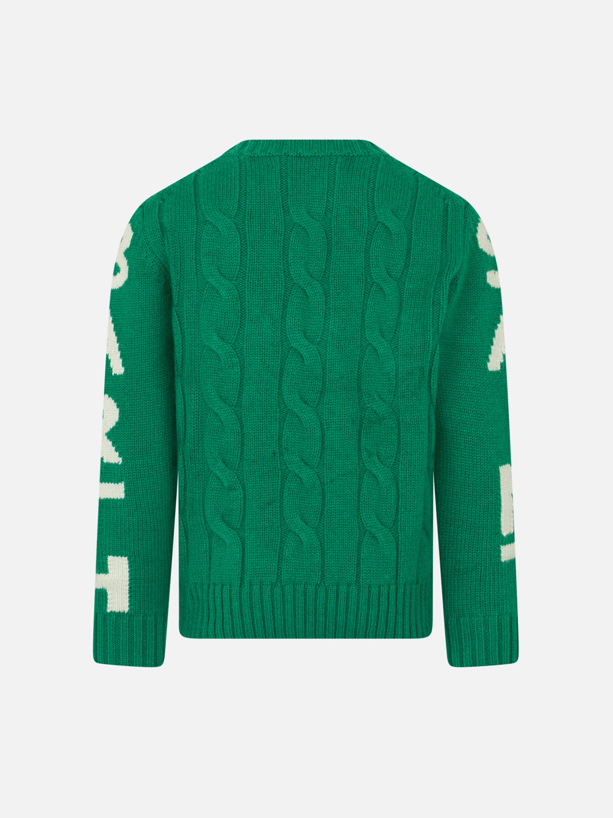 mc2-saint-barth-maglione-girocollo-bambino-intrecciato-verde-saint-barth image 2